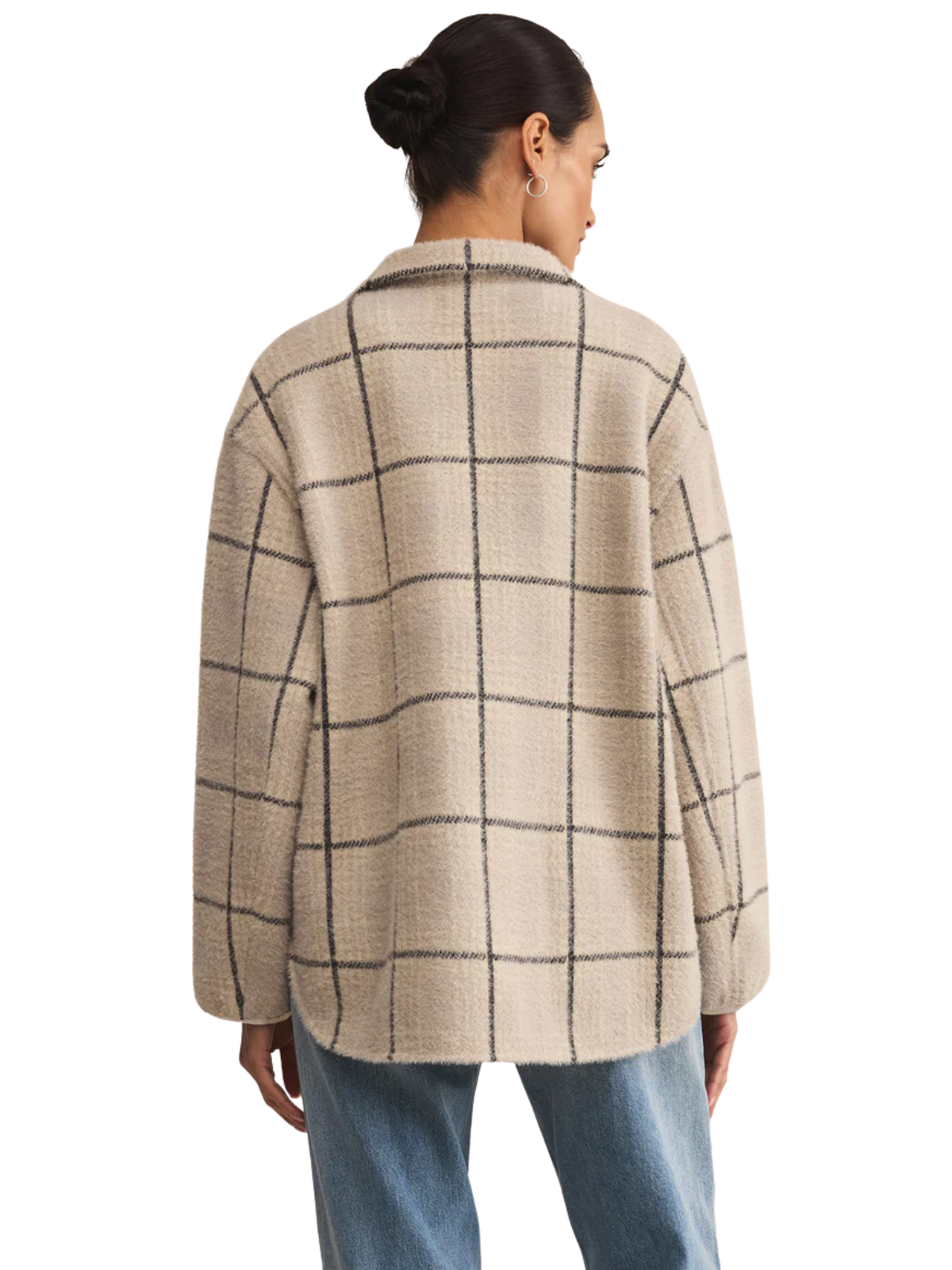 Bronx Plaid Sweater Jacket