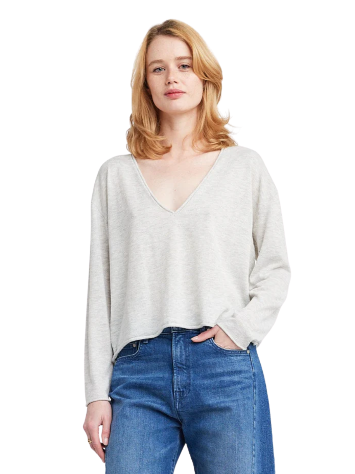 Riley Sweater V-Neck Top