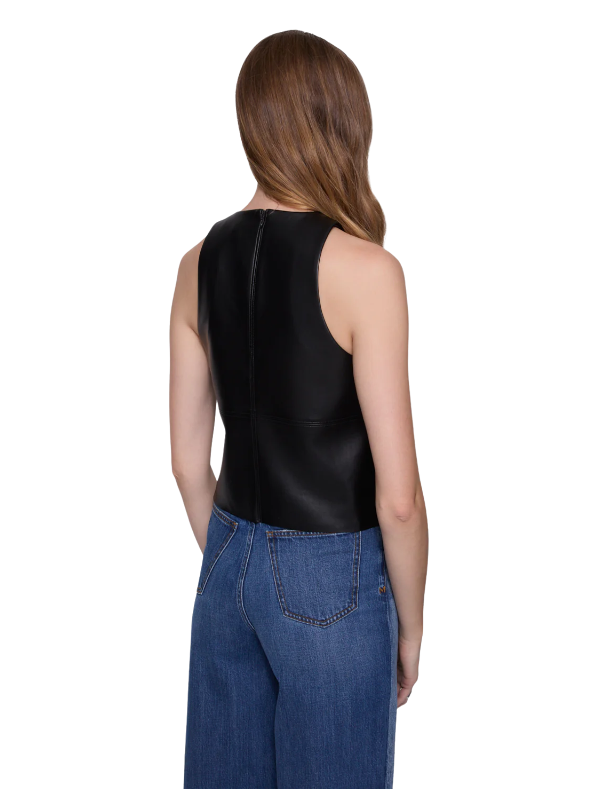 Nora Faux Leather Halter