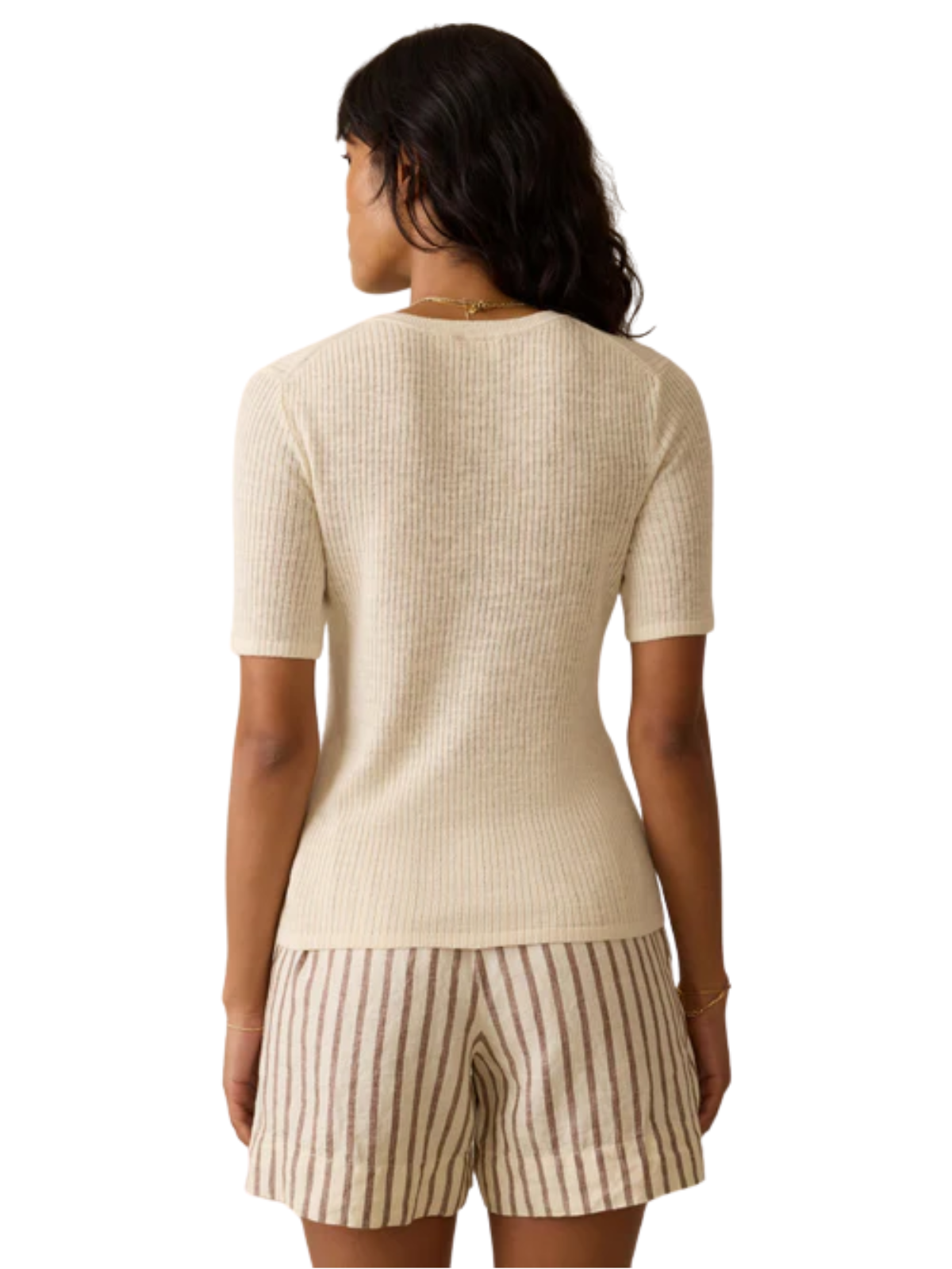 Miramar Linen Rib Tee