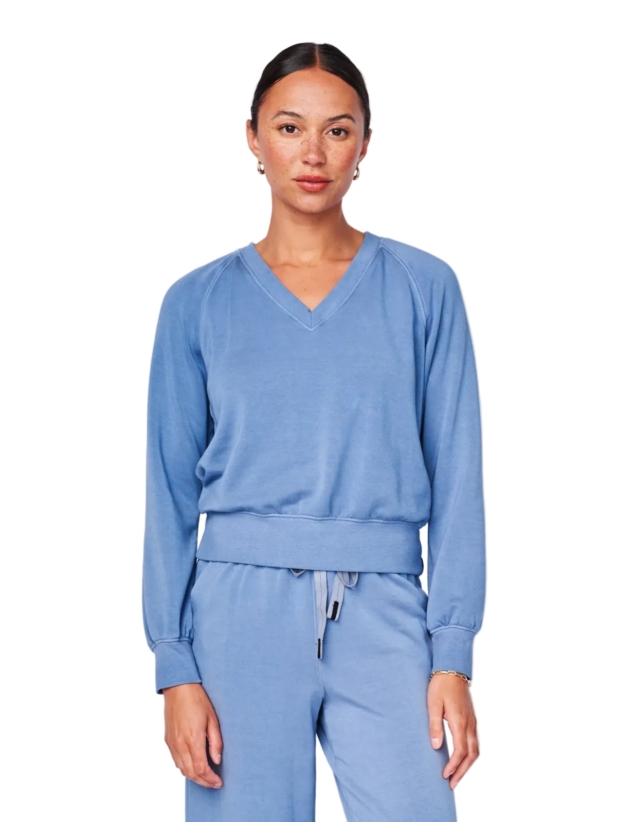 Softest Fleece V-Neck Sweatshirt