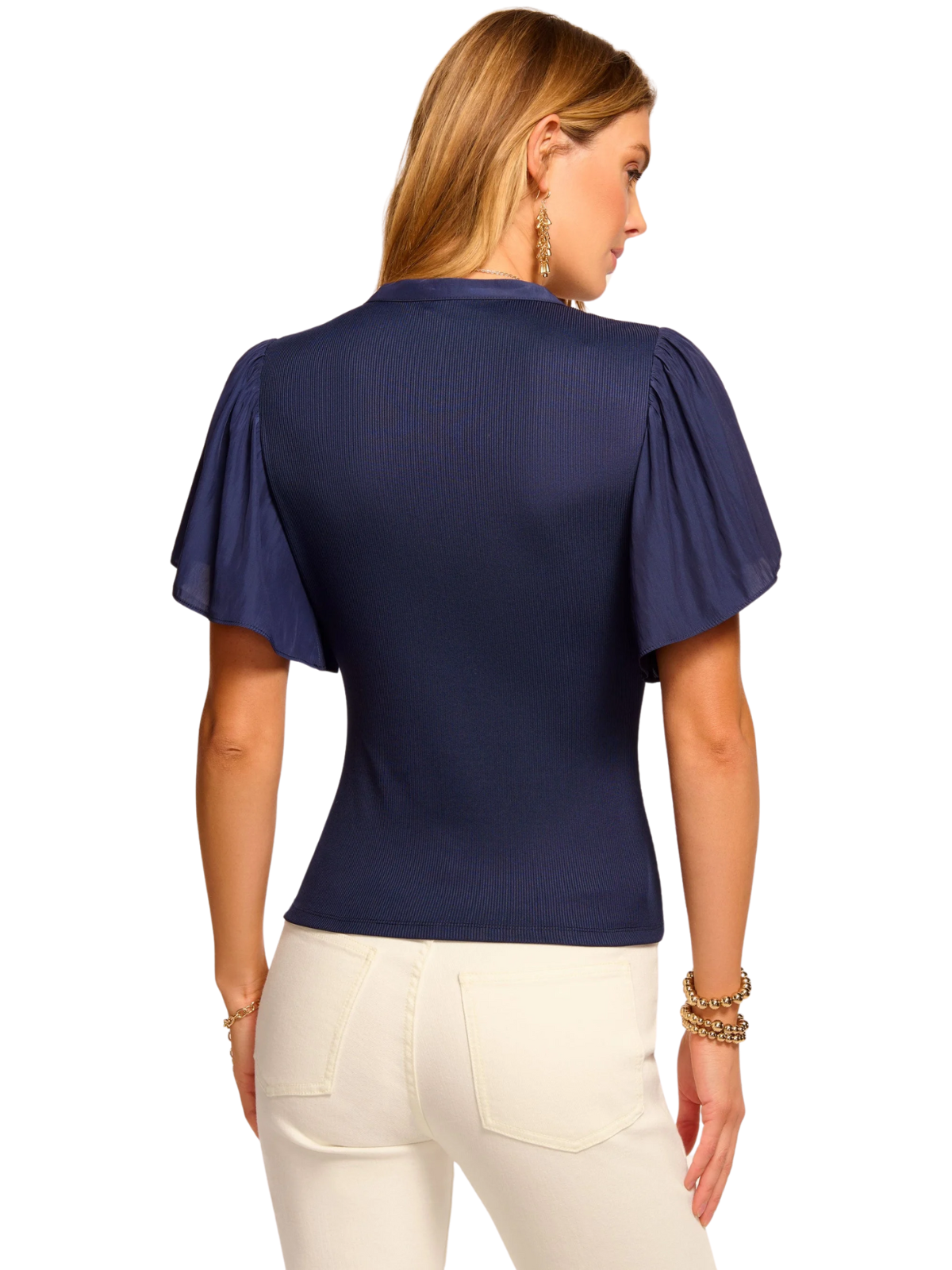 Colette Ribbed Combo Top