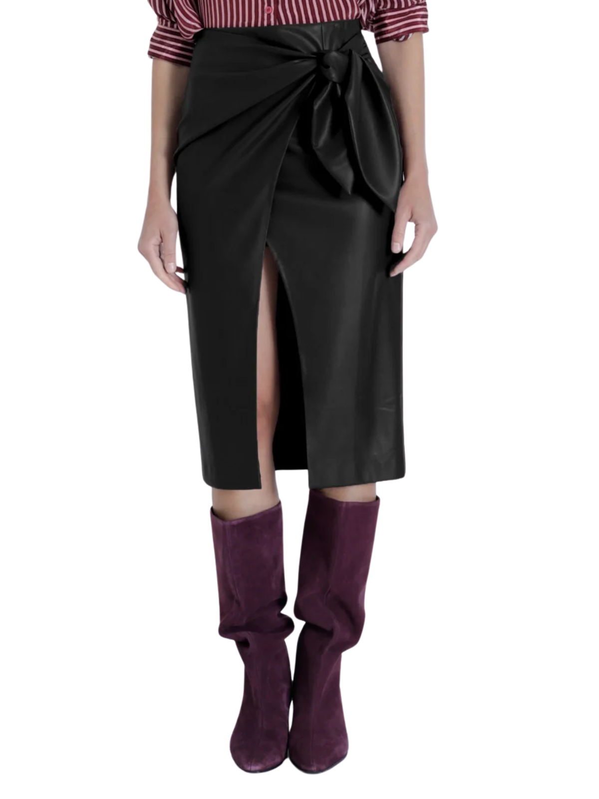 Sybill Faux Leather Skirt