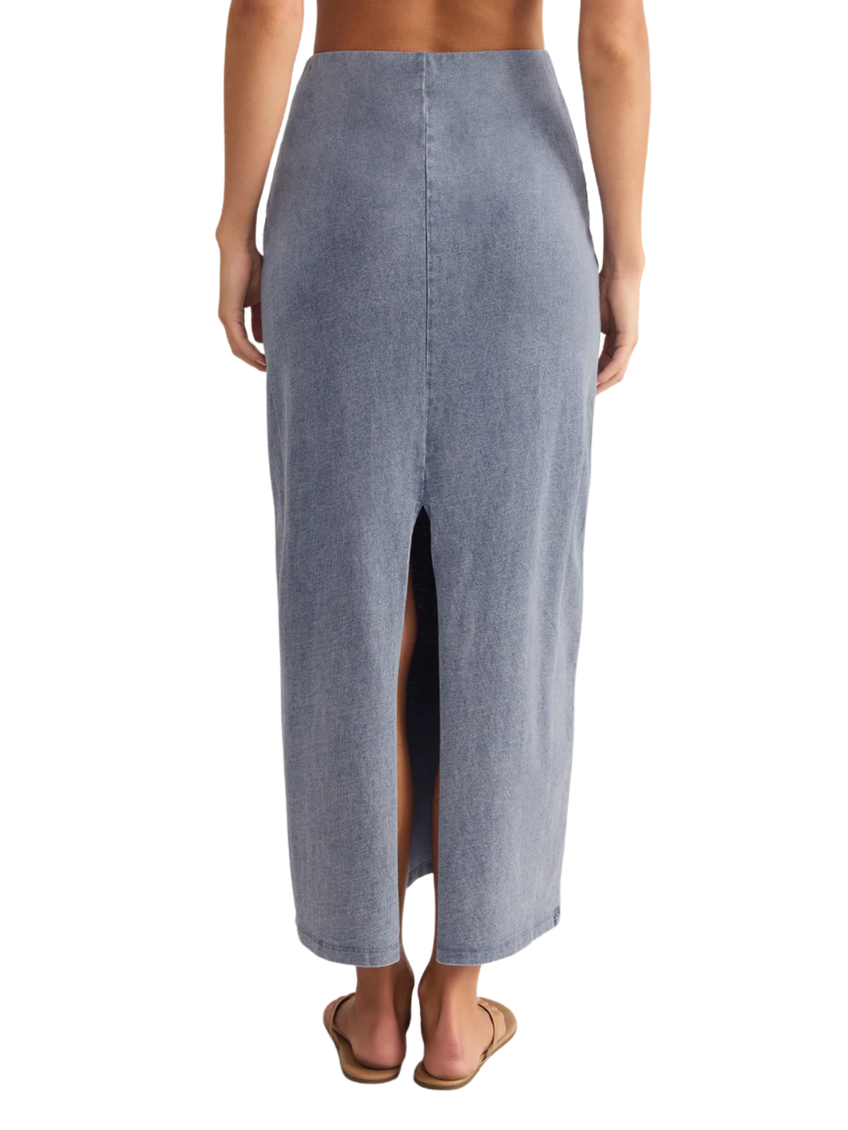 Gail Jersey Denim Skirt
