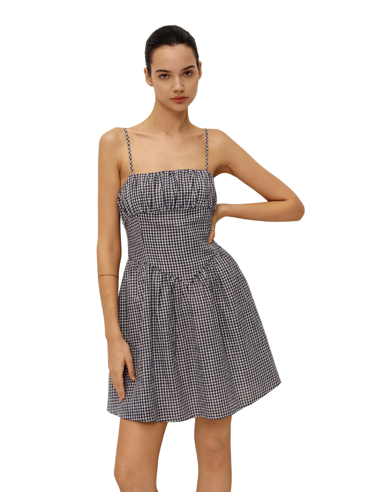 Leona Gingham Dress