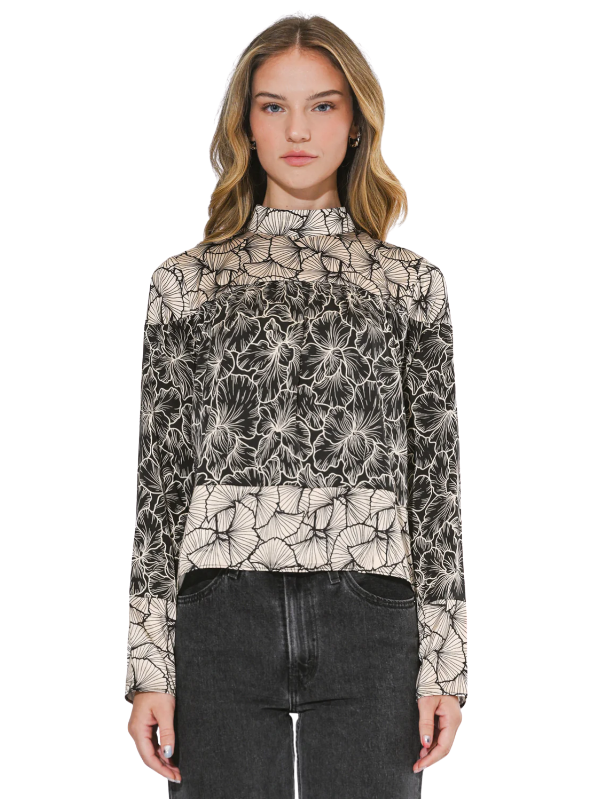 Meghan Twin Print Top