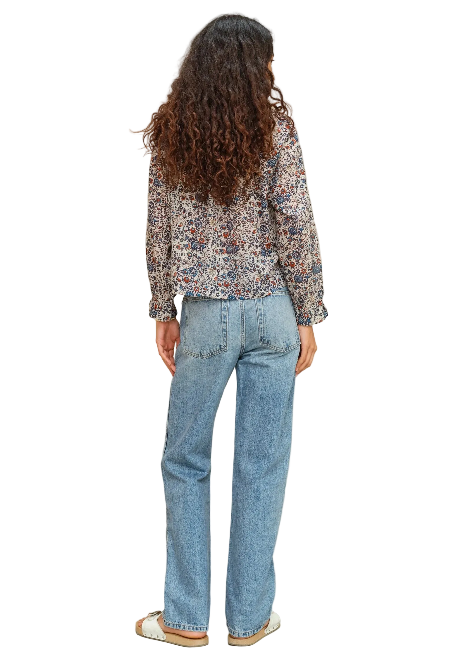 Cass Print Top