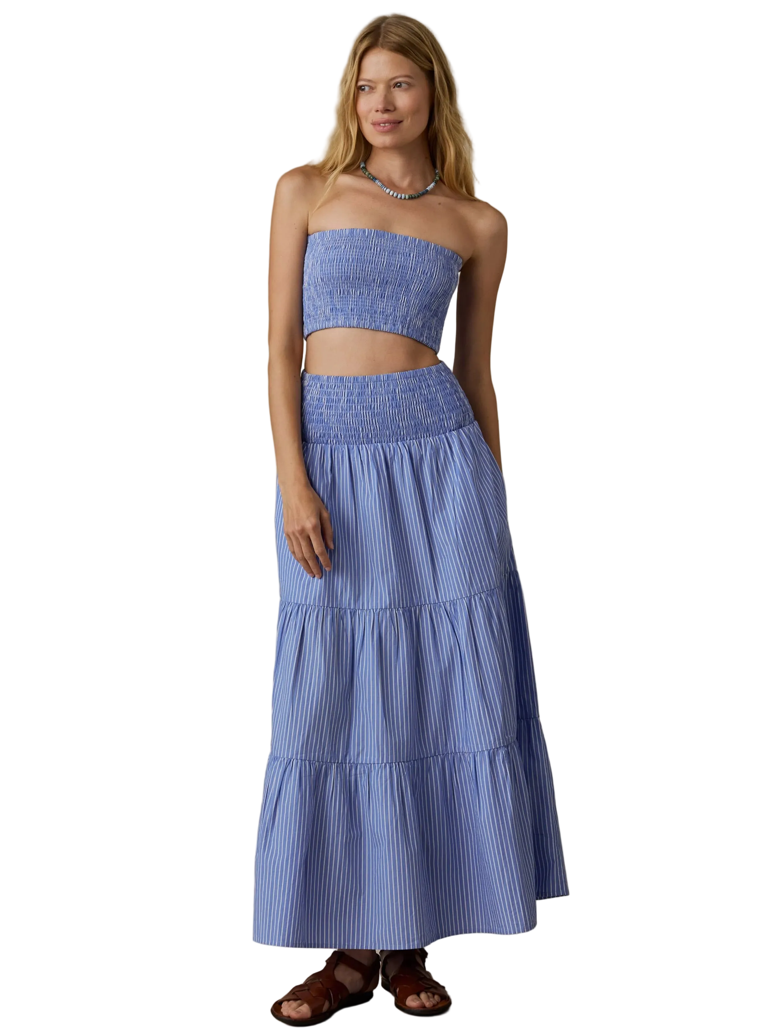 Coastal Poplin Skirt
