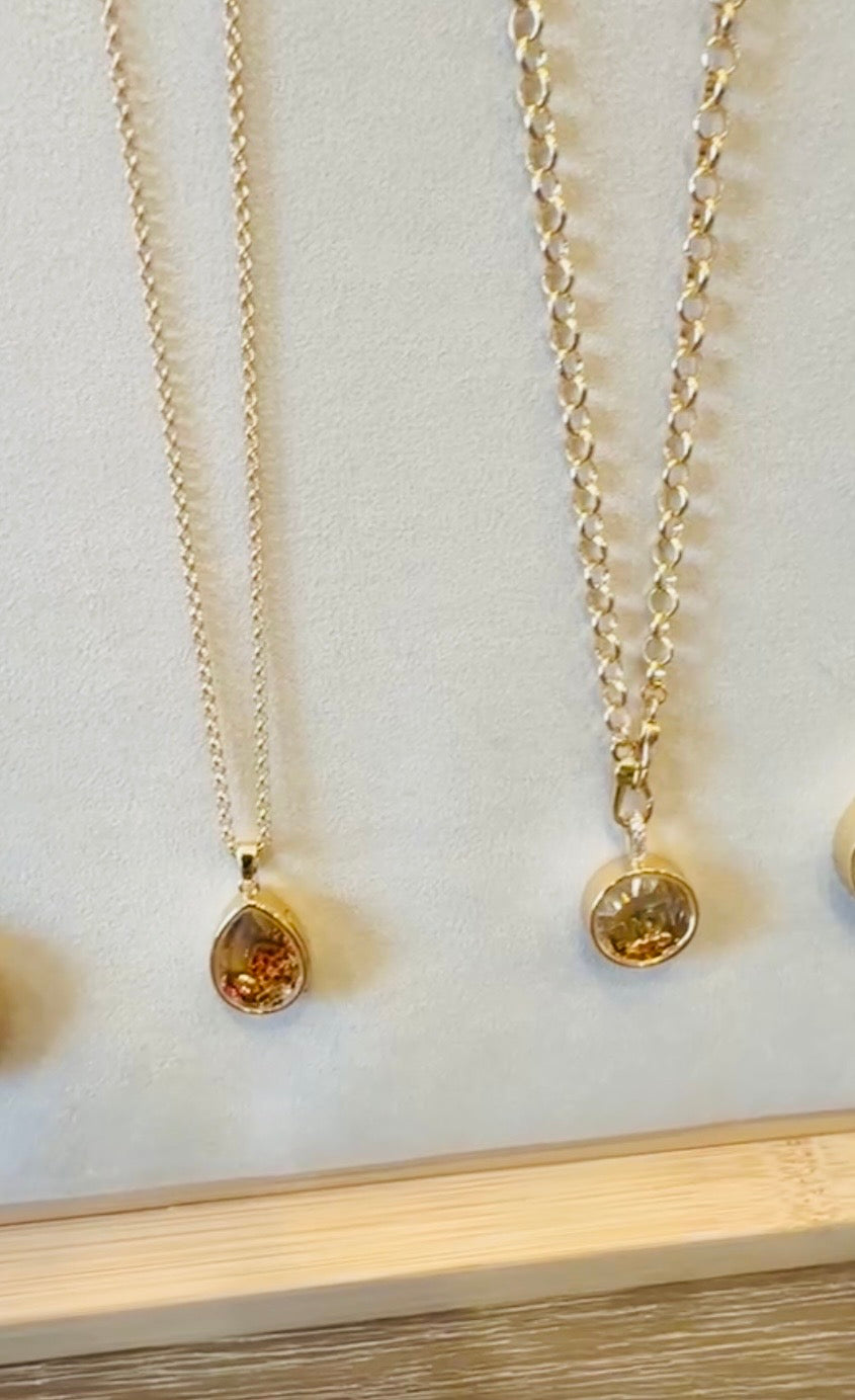 Personalized Floating Charm Necklace (Small)