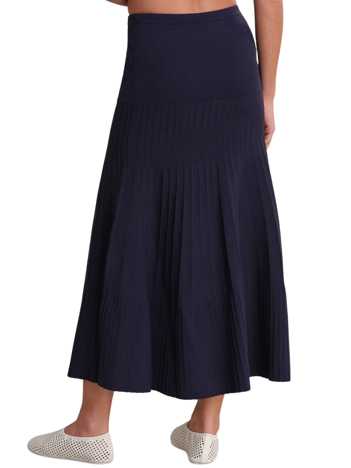 Gwyneth Solid Midi Skirt
