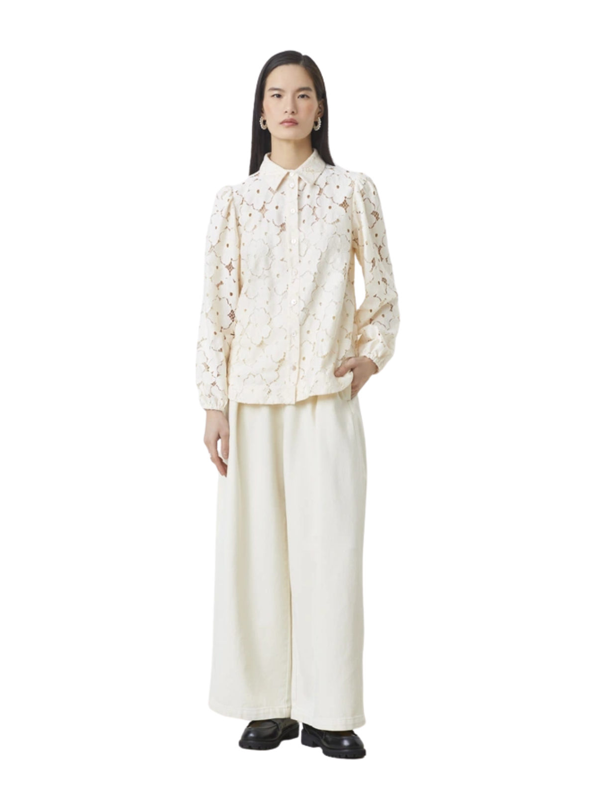 Lamour Floral Lace Blouse
