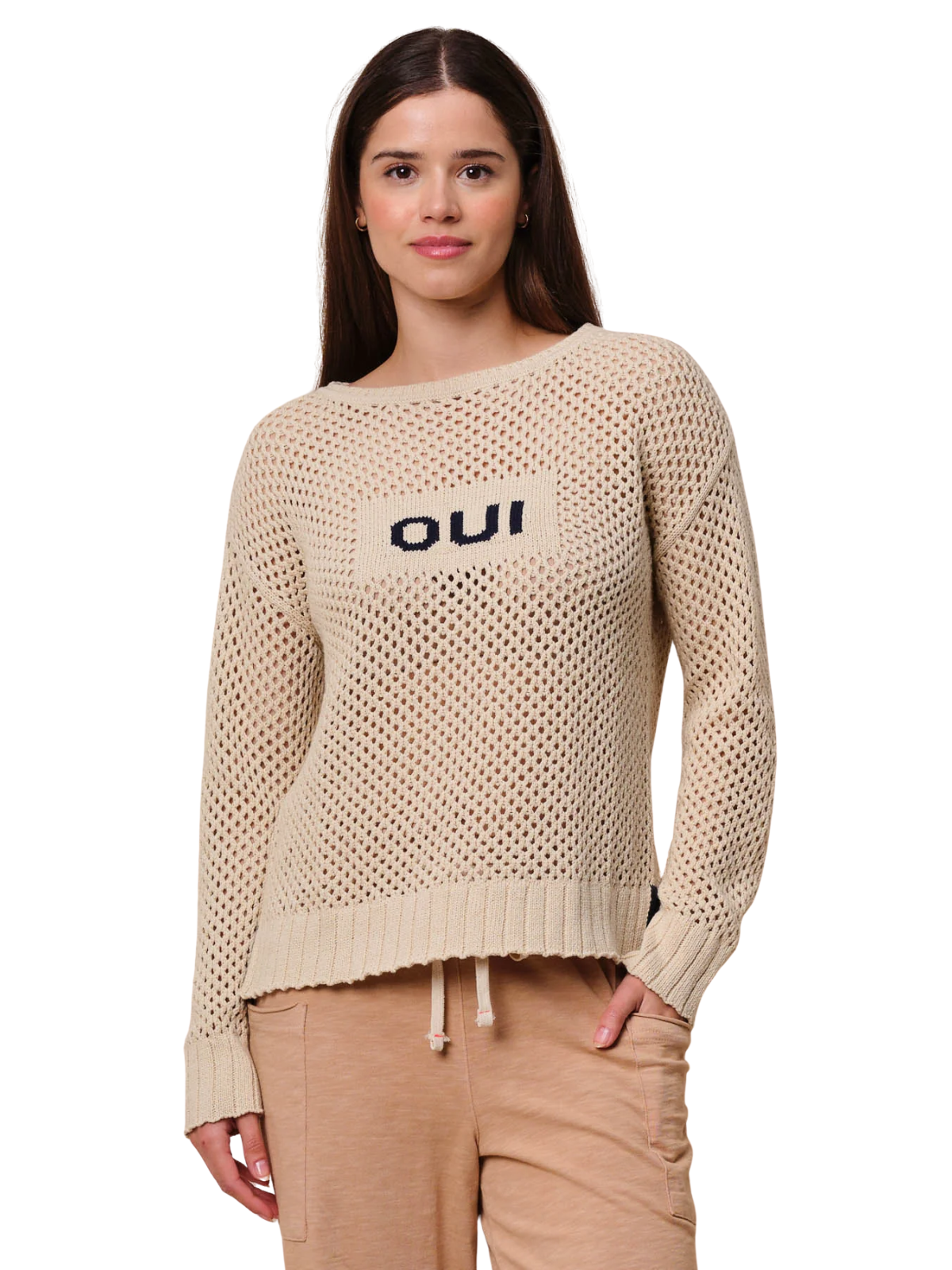 OUI Mesh Sweater