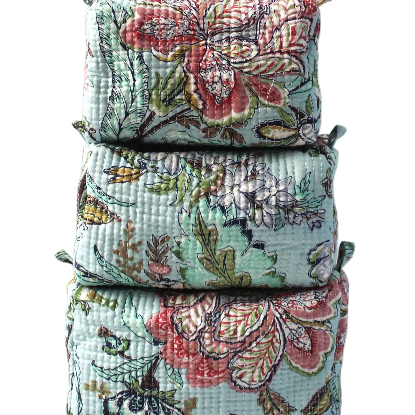 Floral Cotton Quilted Bag