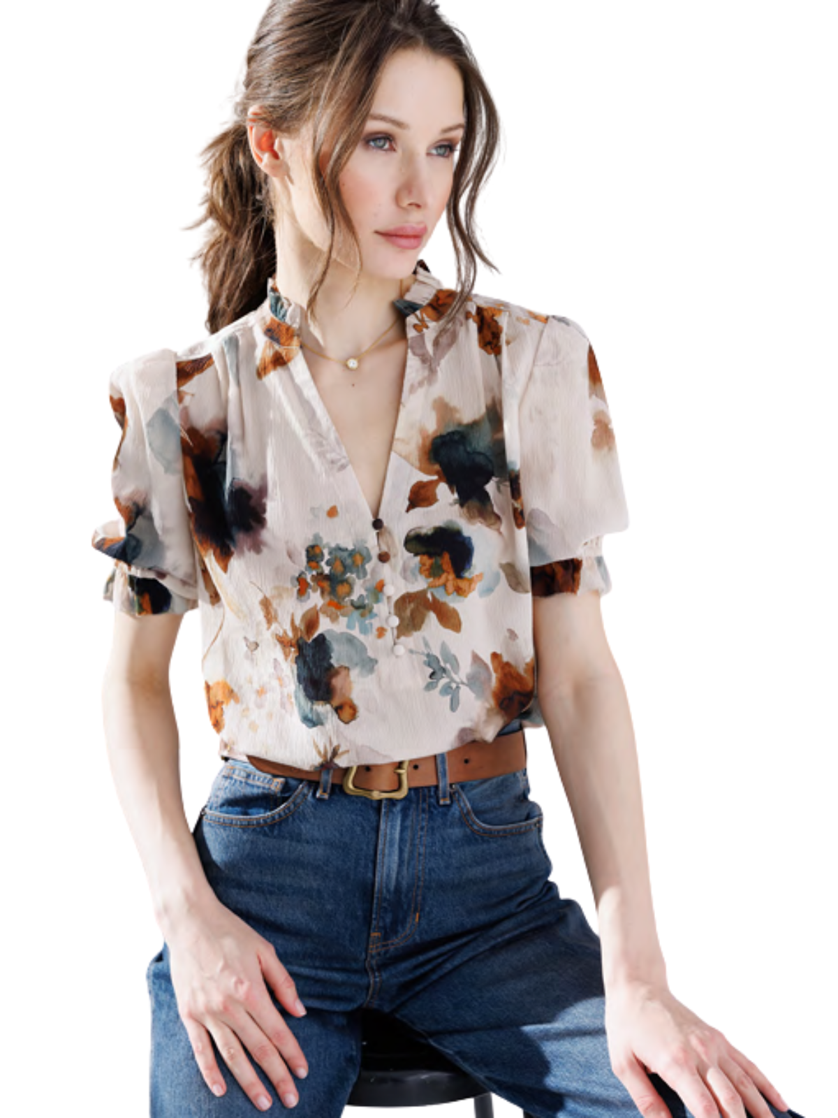 Go Evermore Silk Blouse