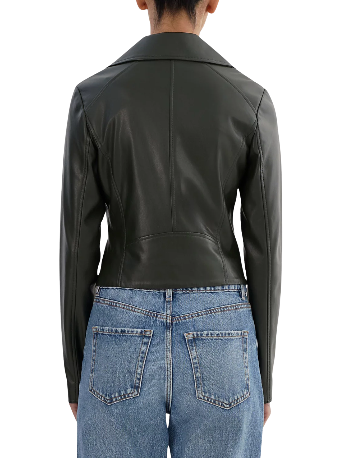Pascale Faux Leather Moto Jacket