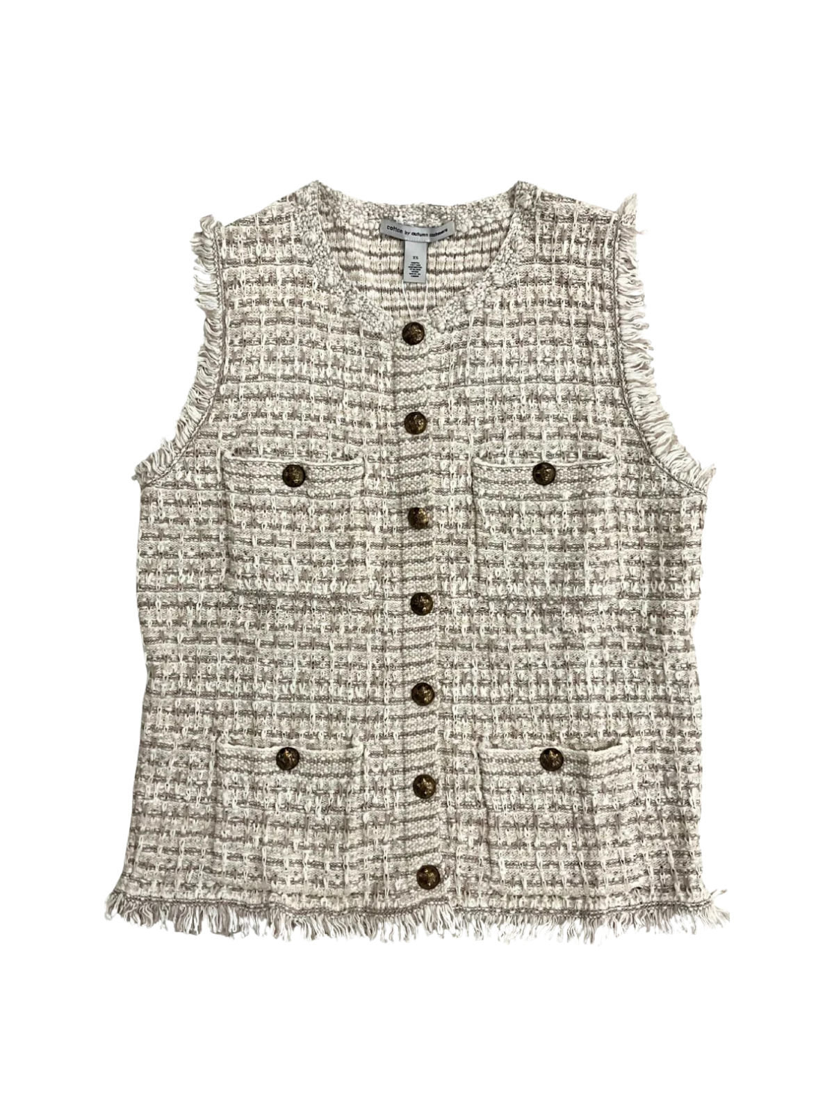 Long Tweed Vest