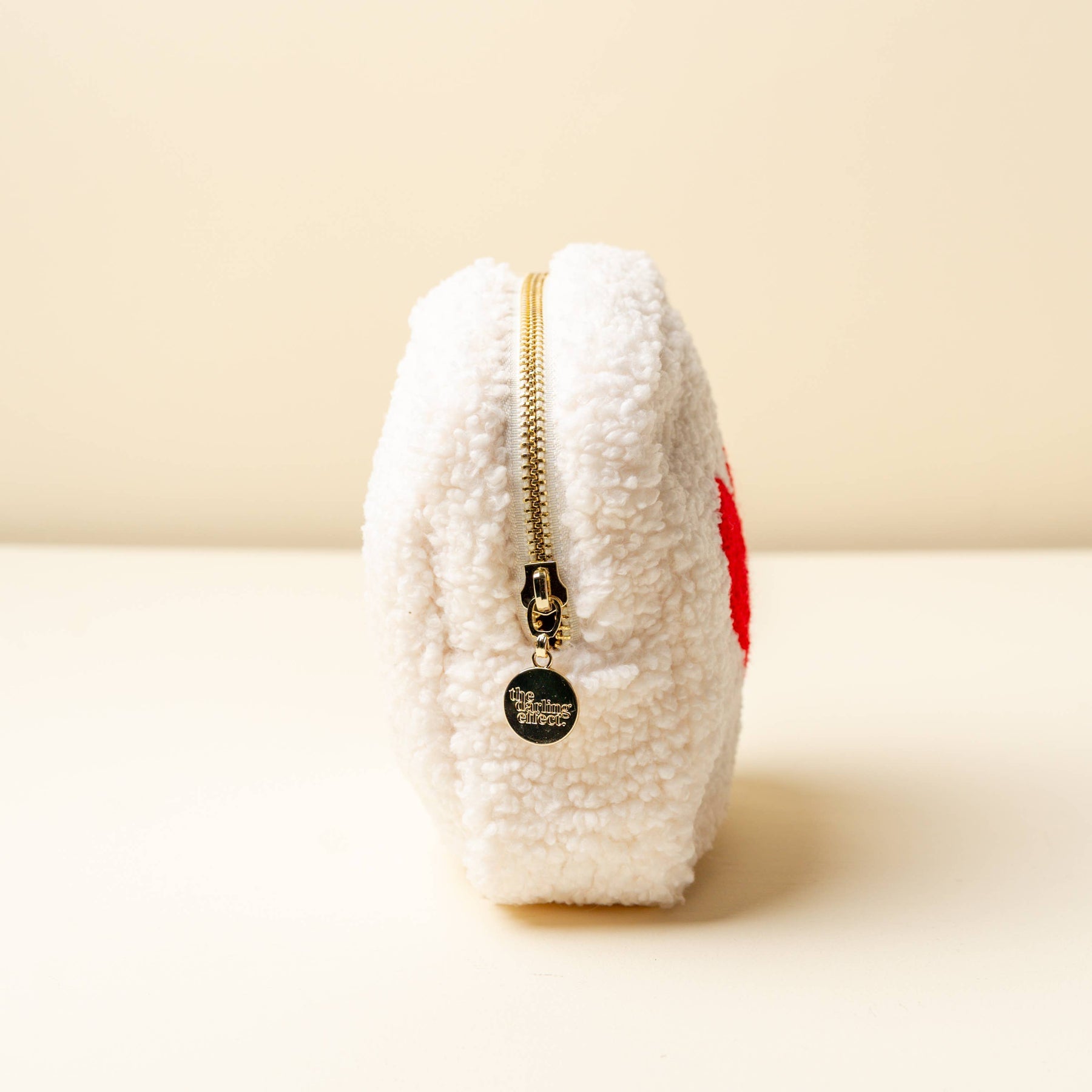Red Heart Teddy Pouch