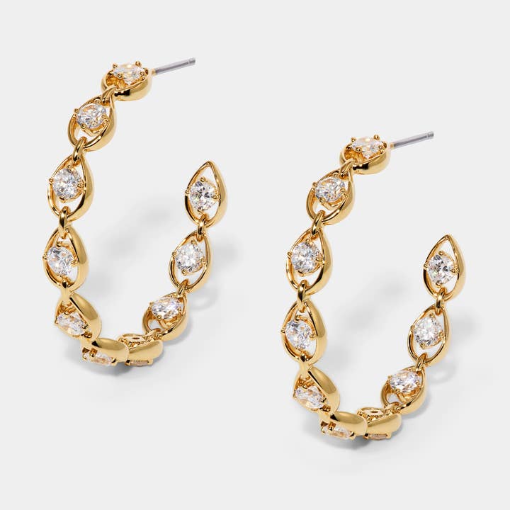 It Girl Medium C Hoop Earrings