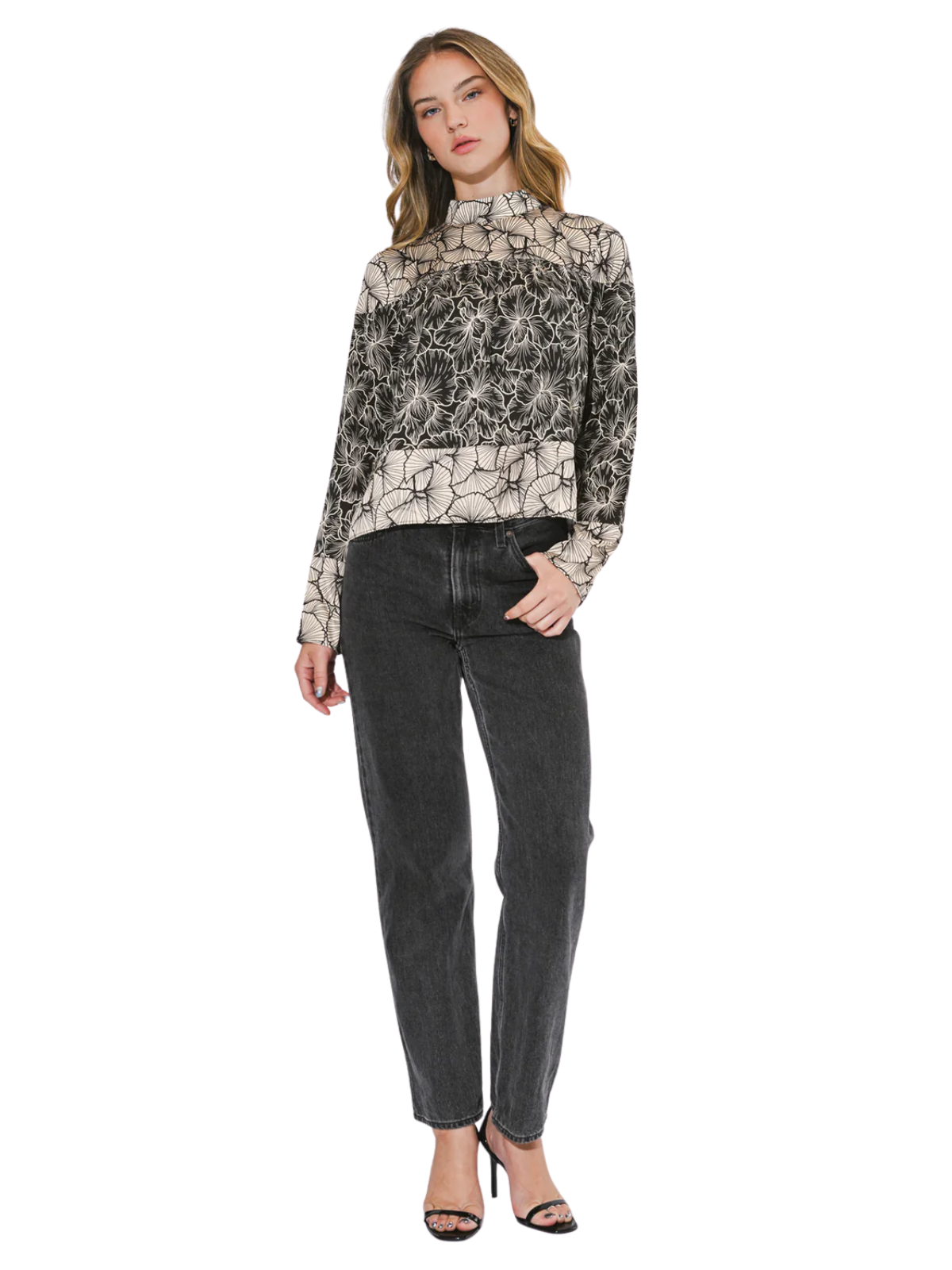 Meghan Twin Print Top