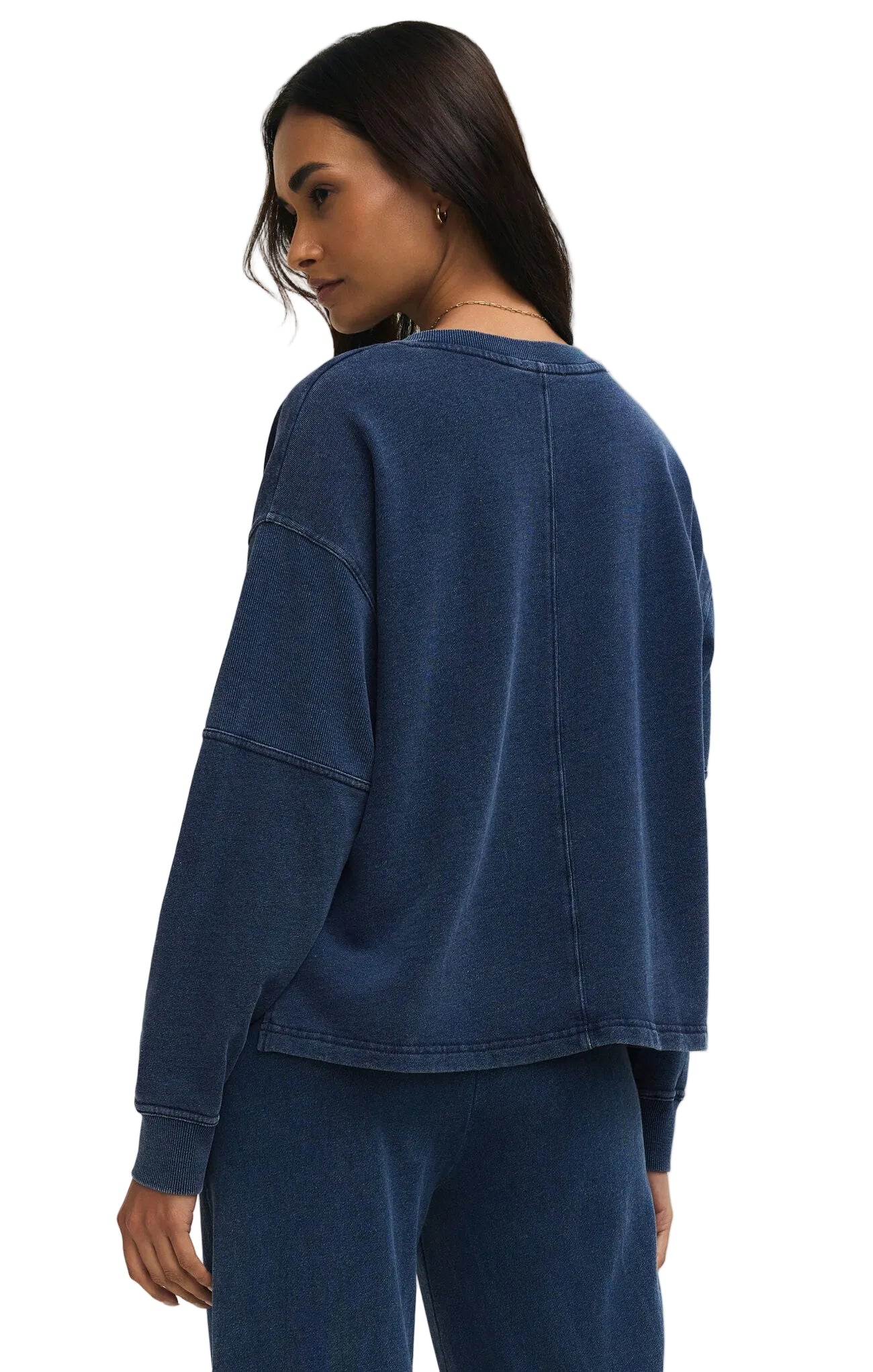 Delphine Denim Sweatshirt