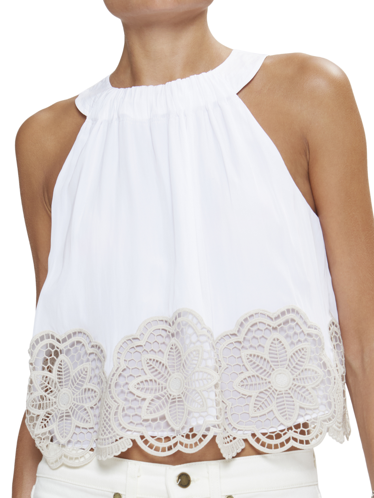Estella Lace Halter Top