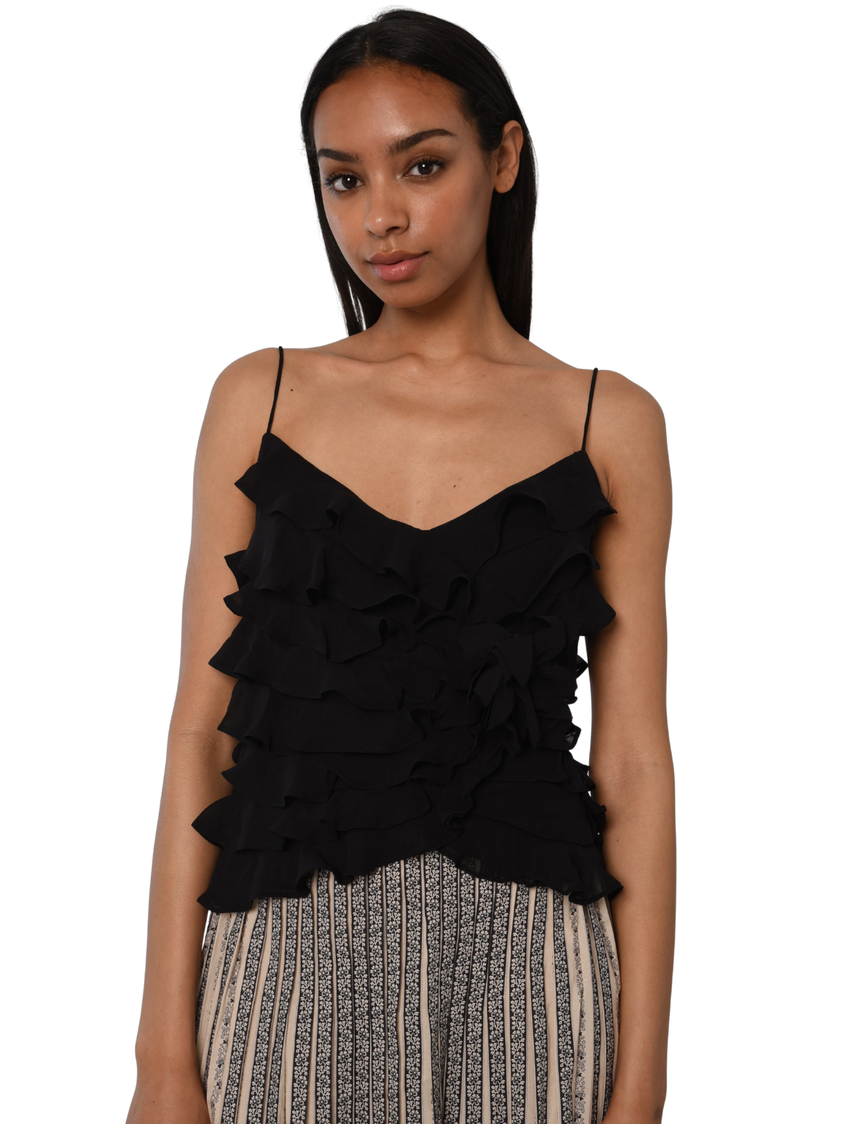Elio Ruffle Top