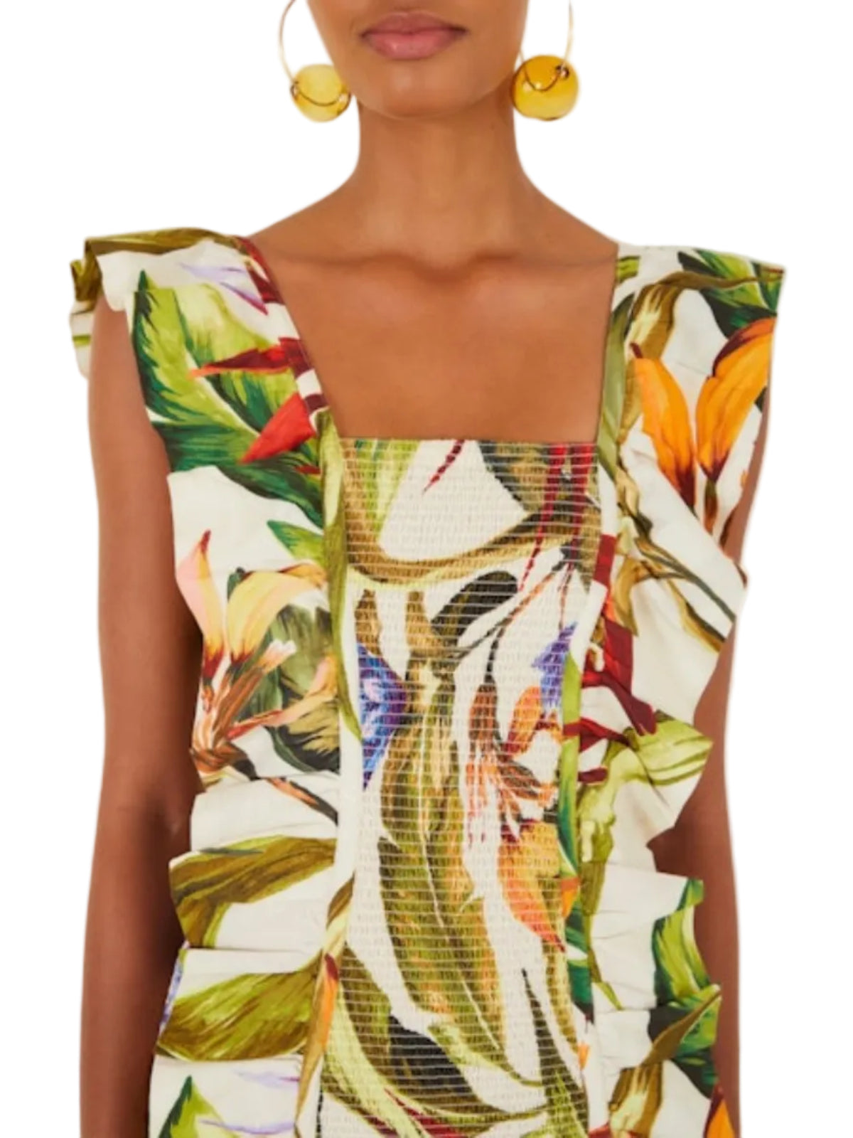 Florart Sand Mini Dress