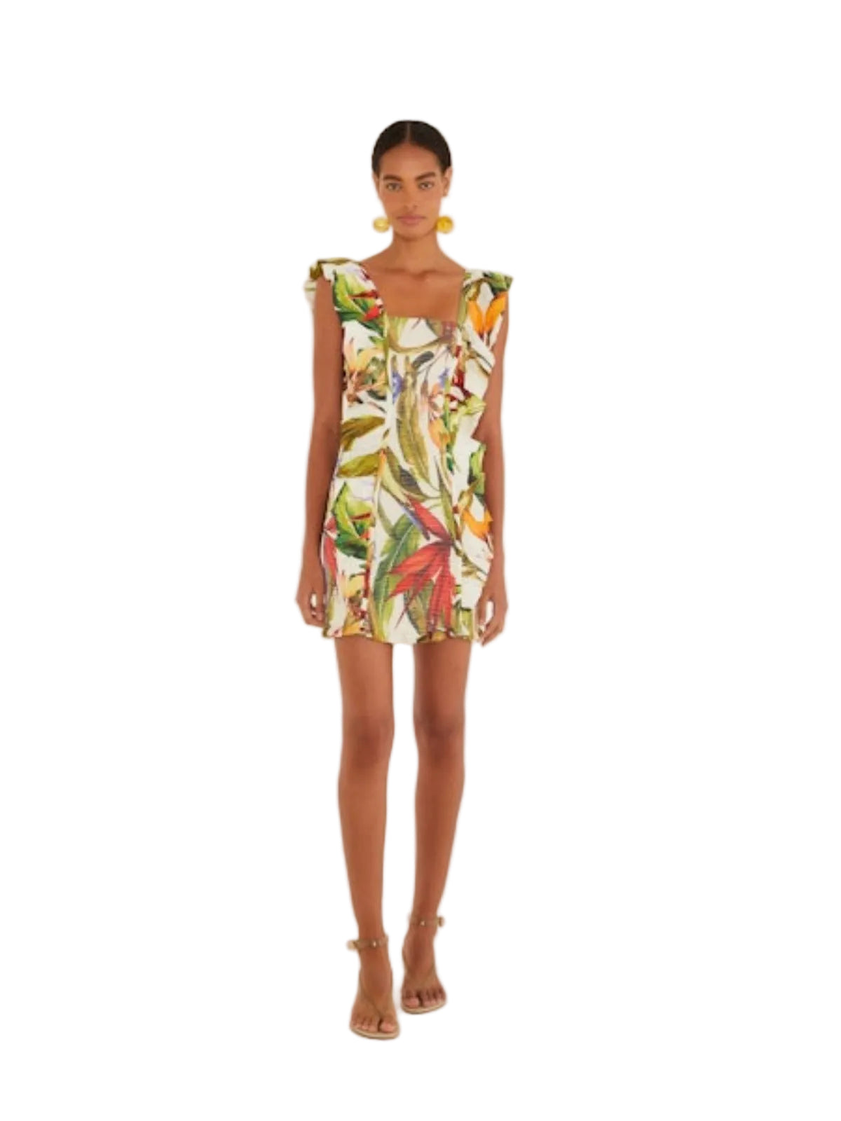 Florart Sand Mini Dress