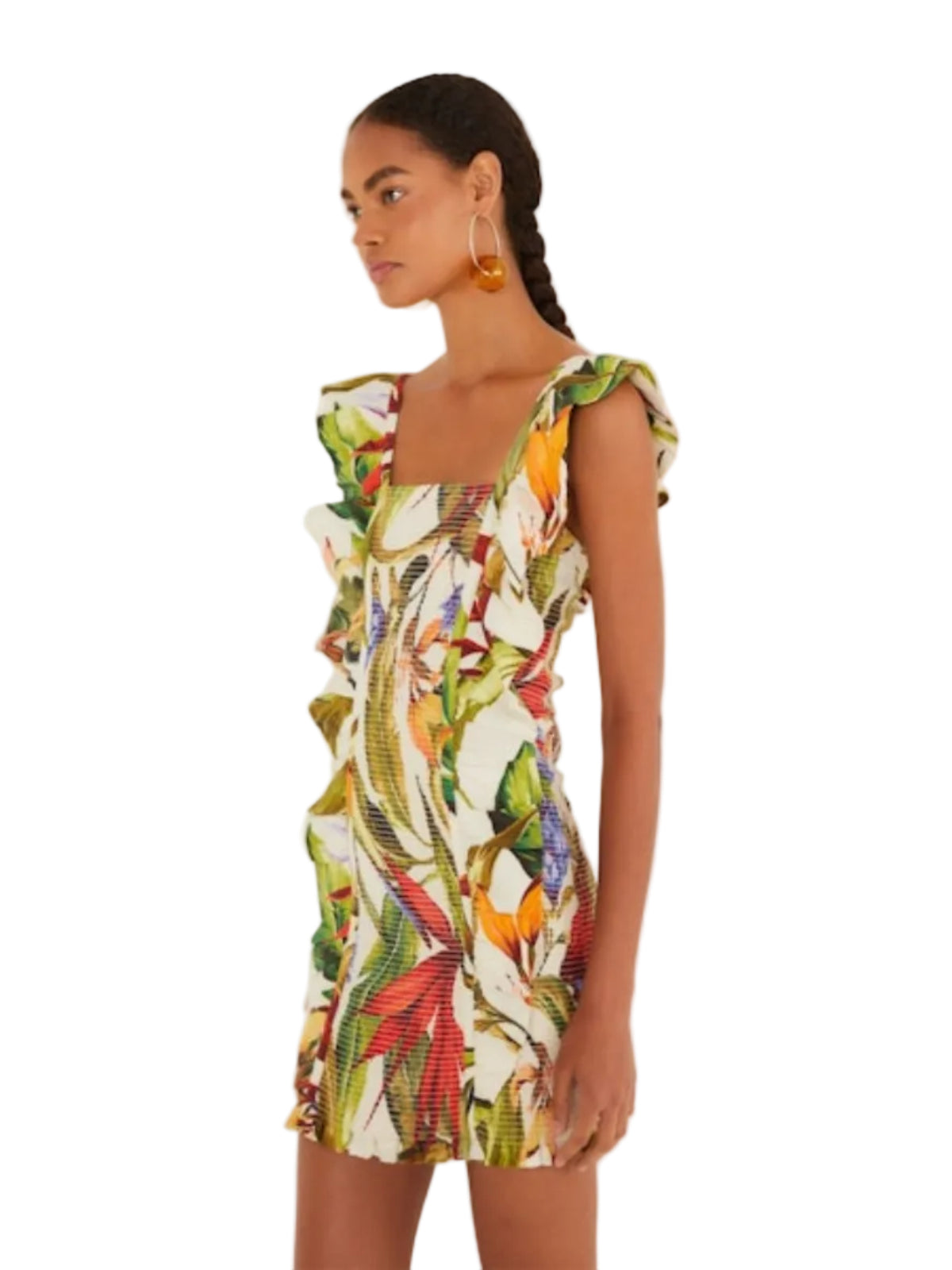 Florart Sand Mini Dress