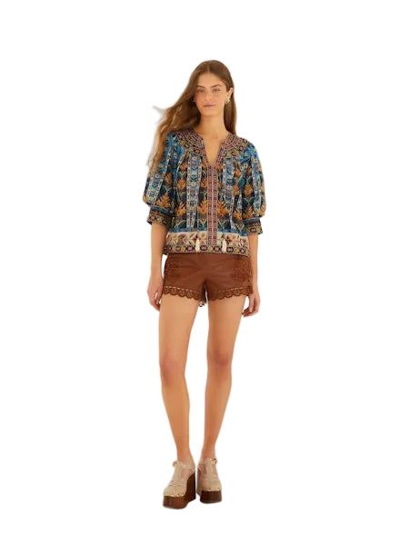 Embroidered Tapestry Blouse
