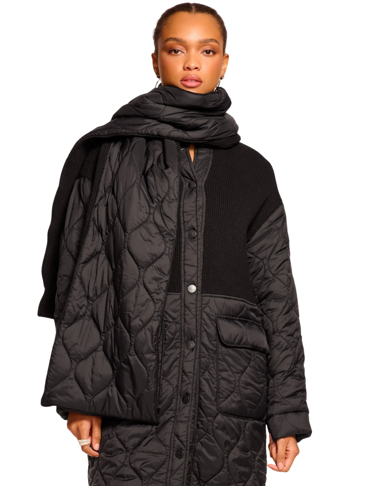 Melanie Puffer Combo Coat