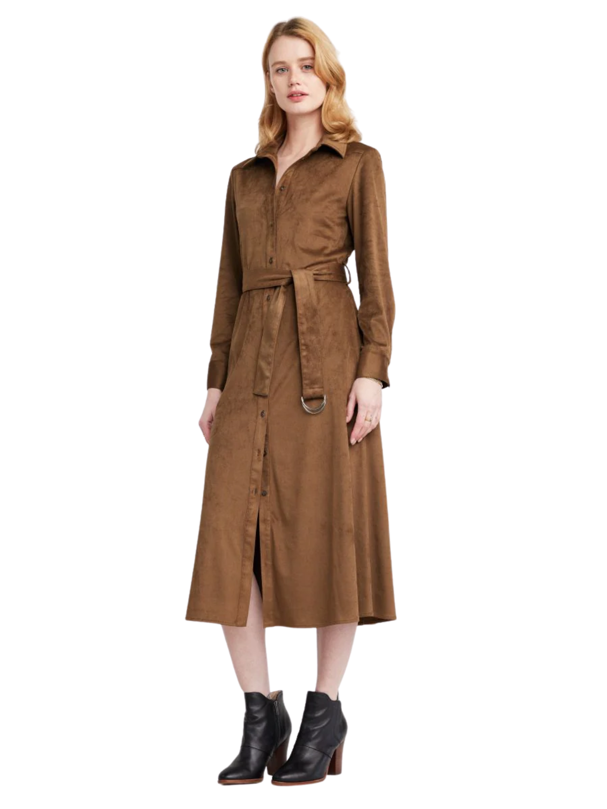 Jaime Sueded Shirt Dress