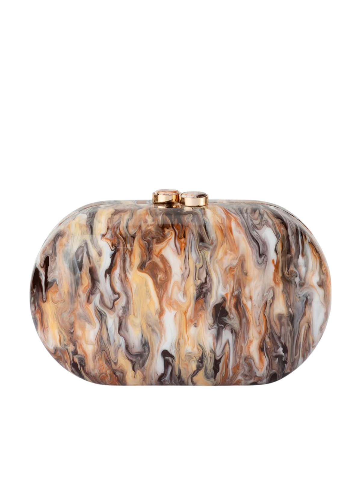 Maeve Marble Clutch