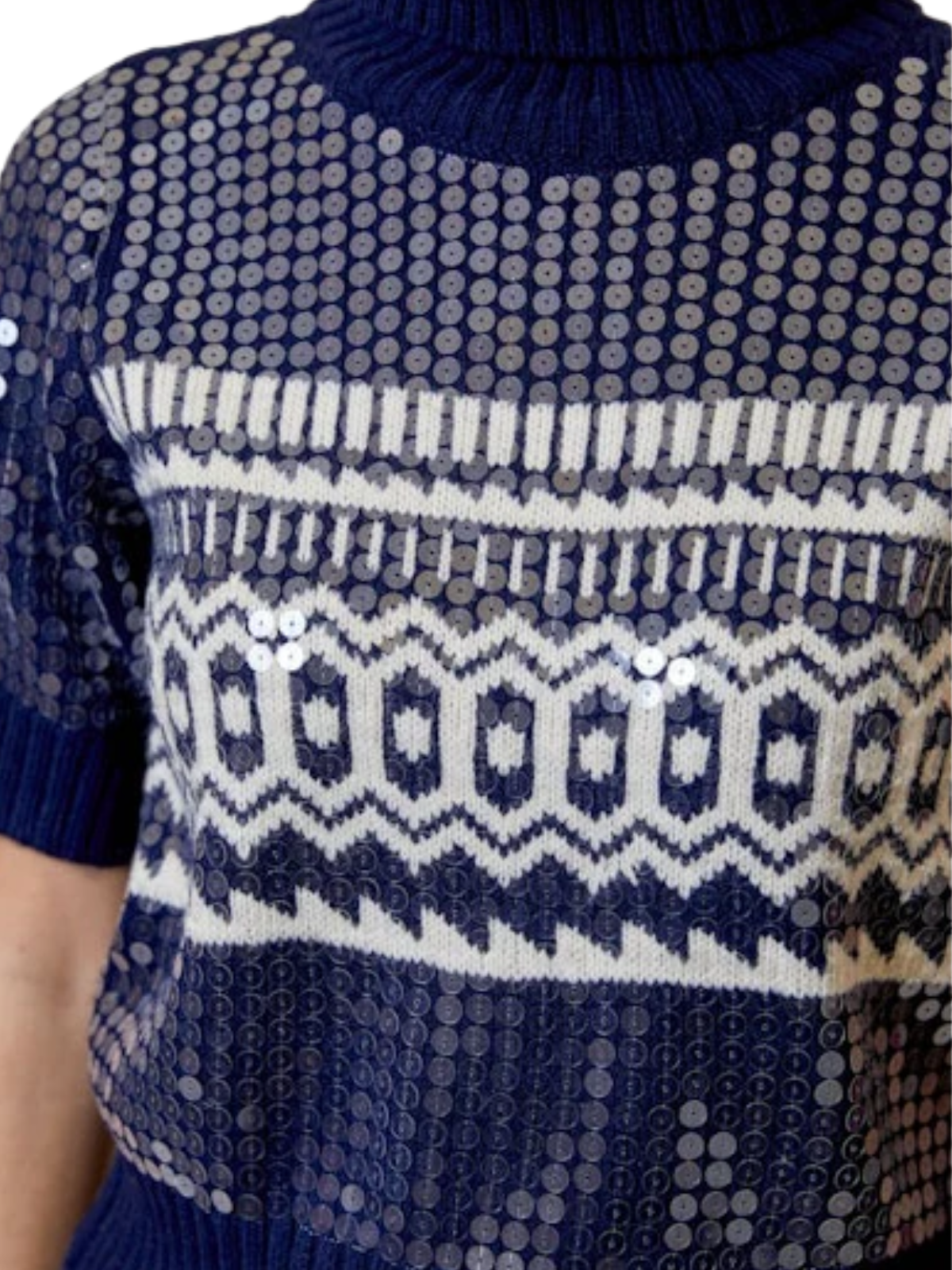 Sequin Fair Aisle Sweater