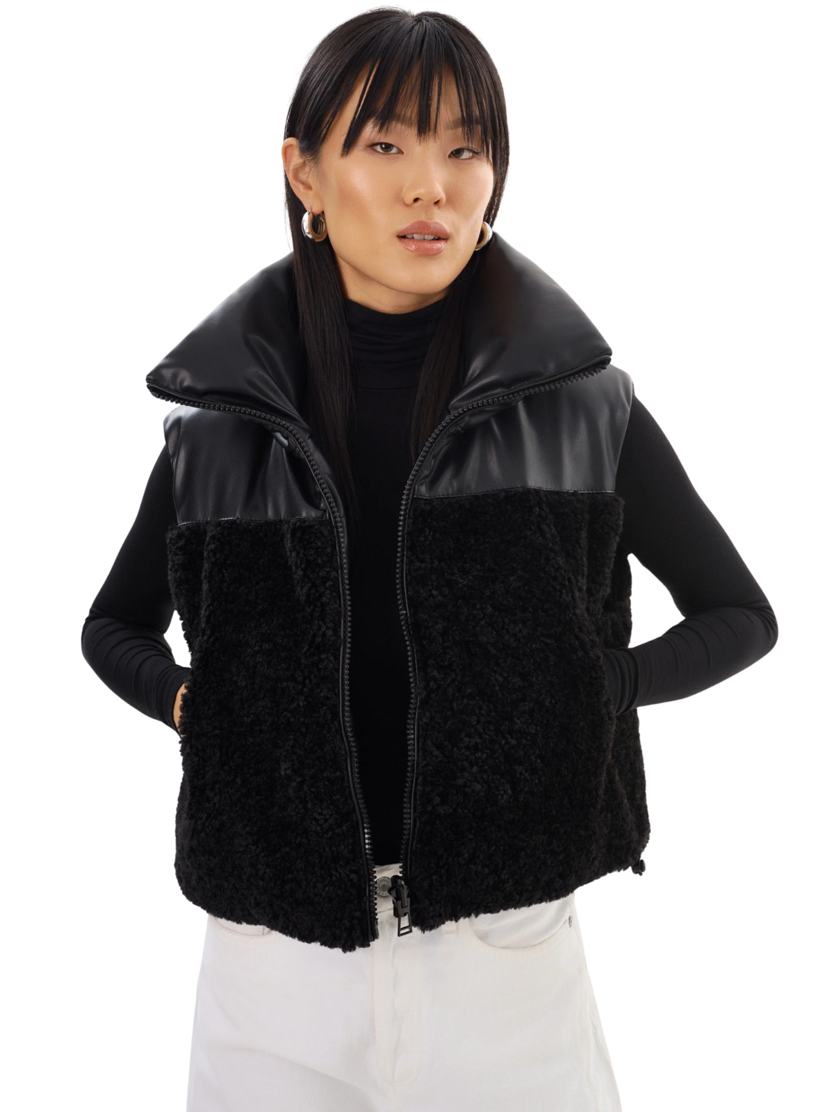 Melicia Reversible Puffer Vest