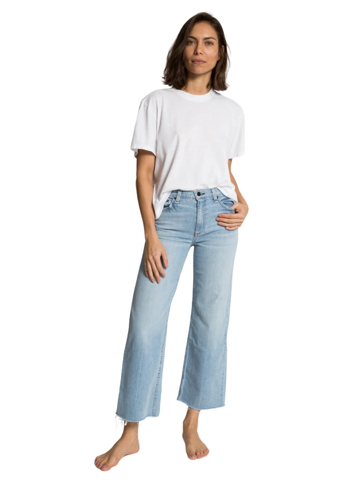 Crop Wide Leg Jean