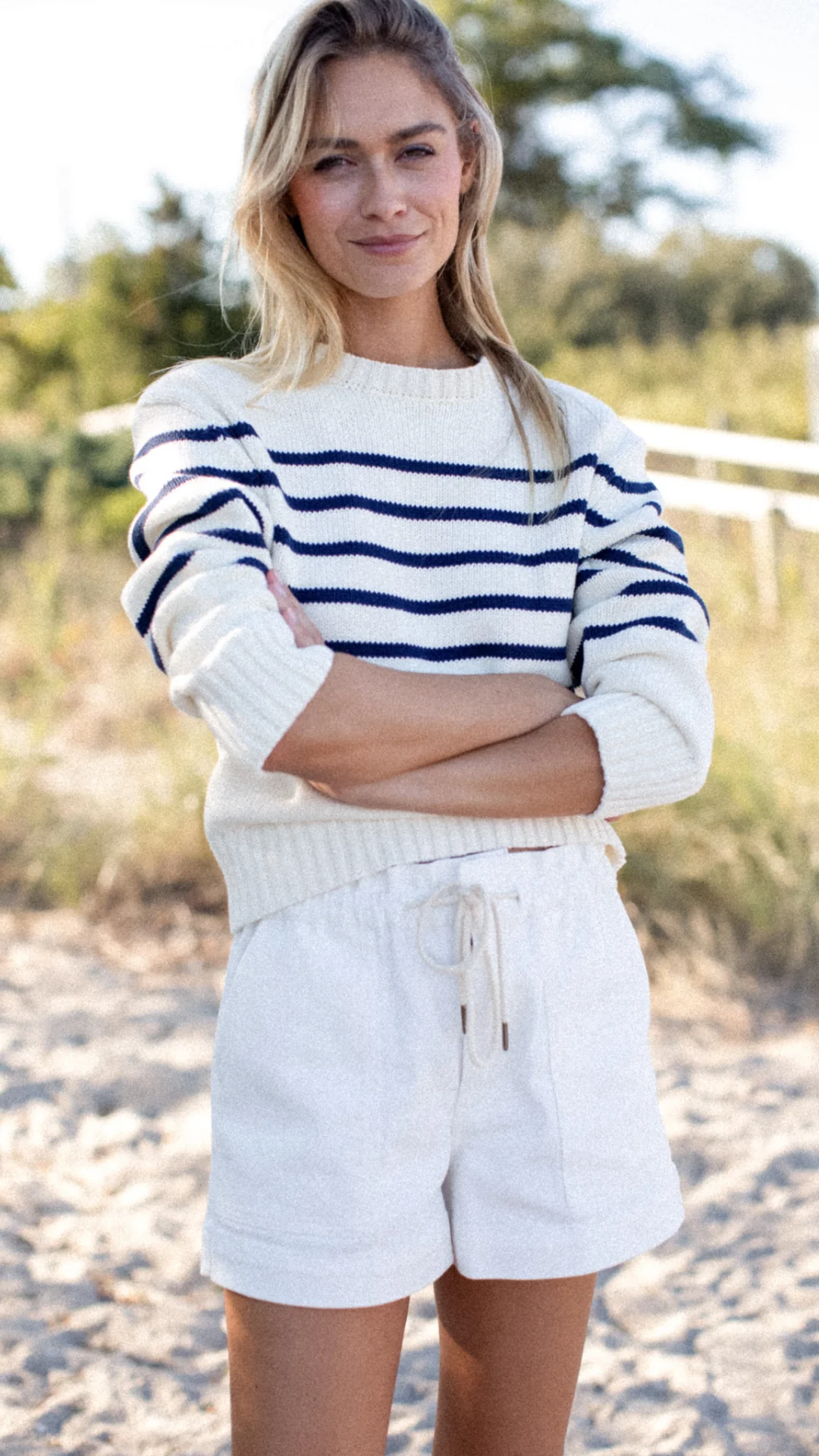 Lake Stripped Sweater