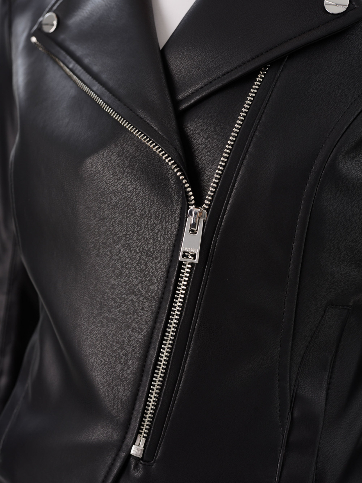 Pascale Faux Leather Moto Jacket