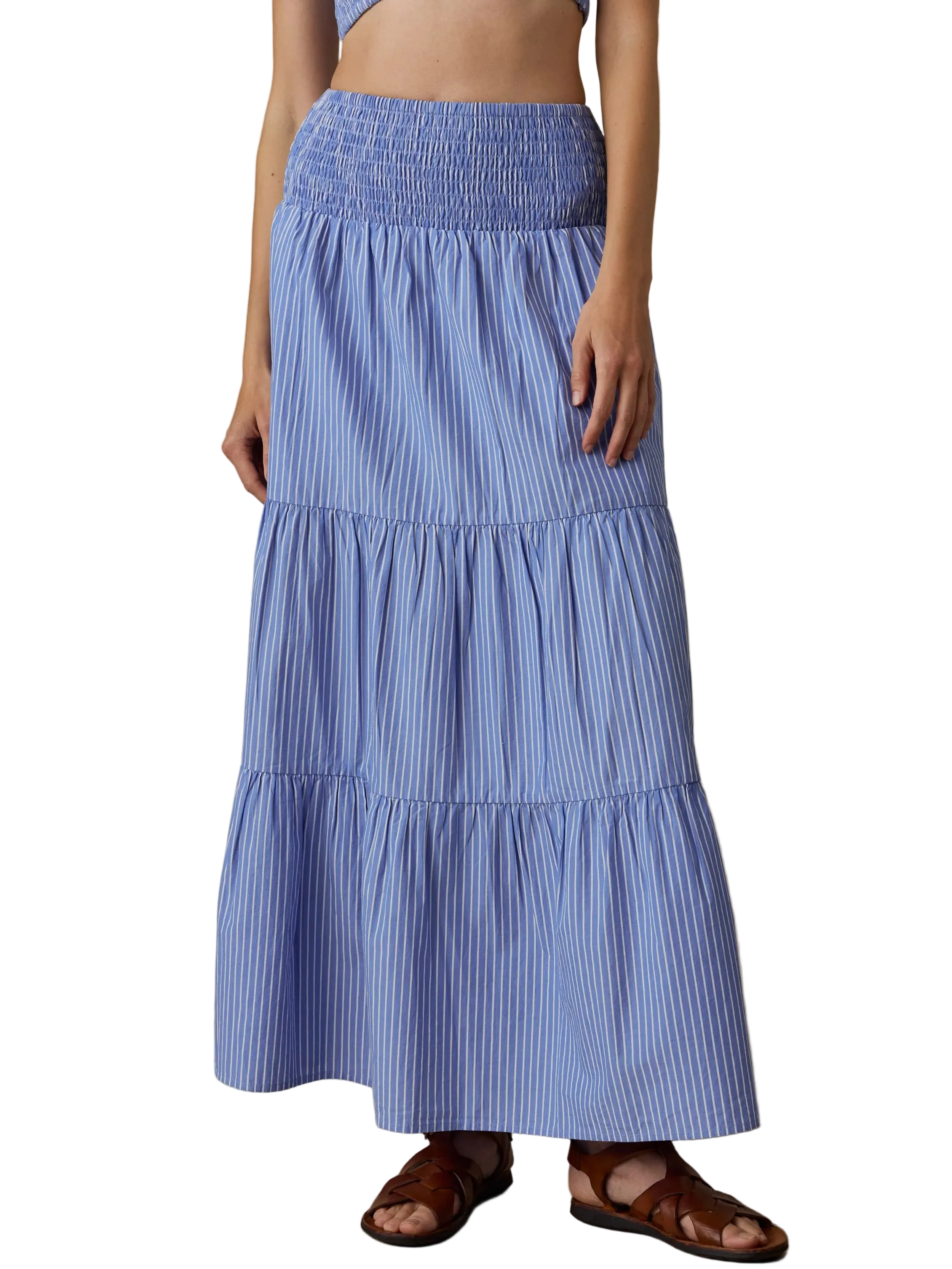 Coastal Poplin Skirt