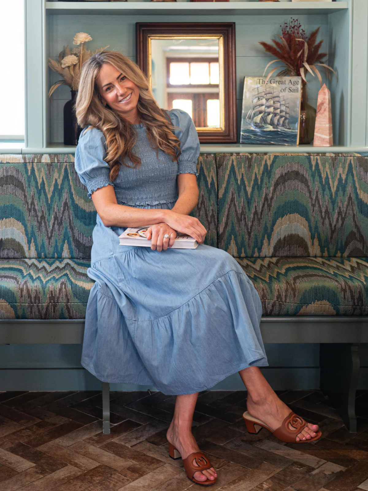 Puff Sleeve Smocked Dress
