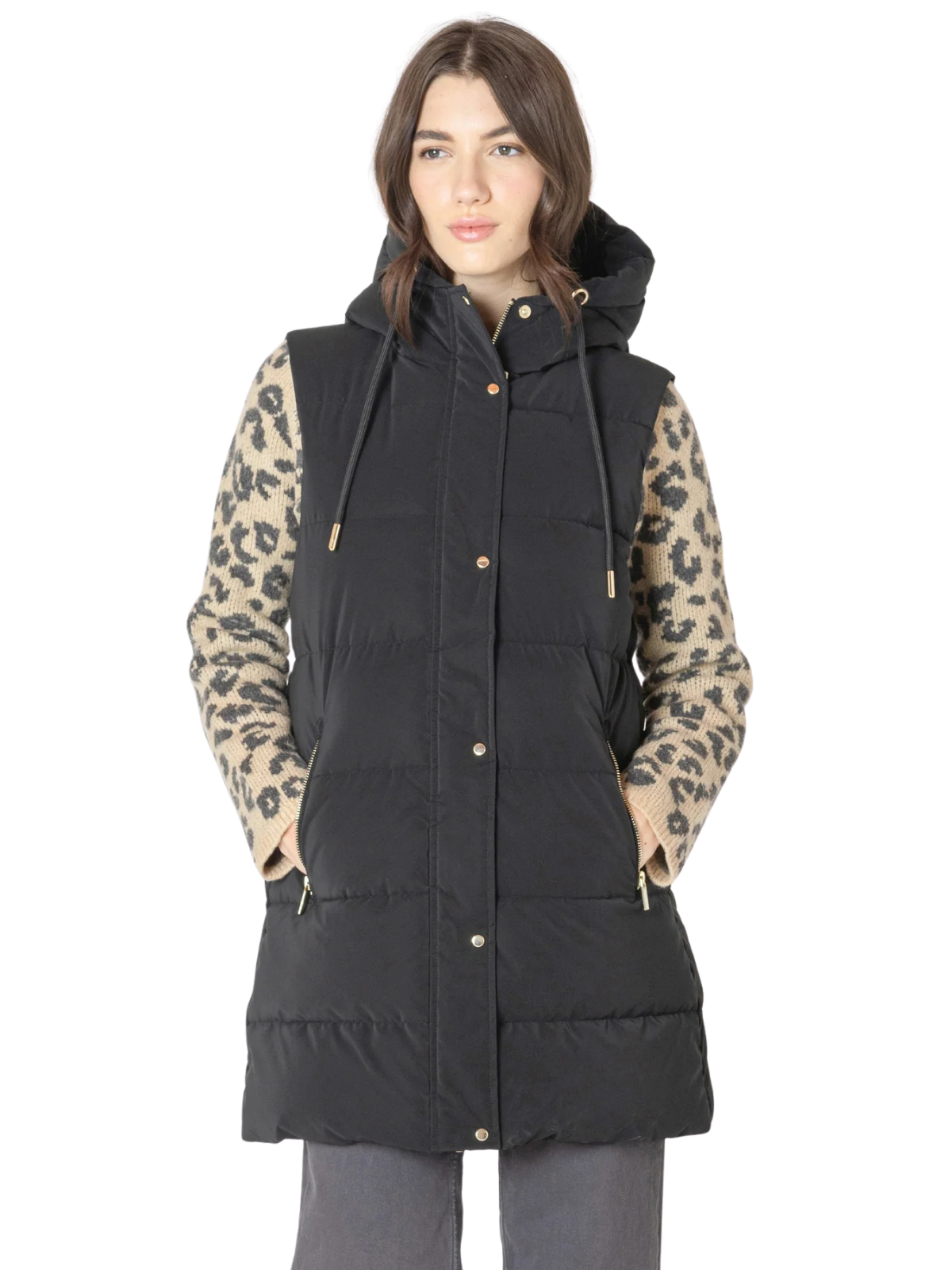 Hooded Puffer Vest