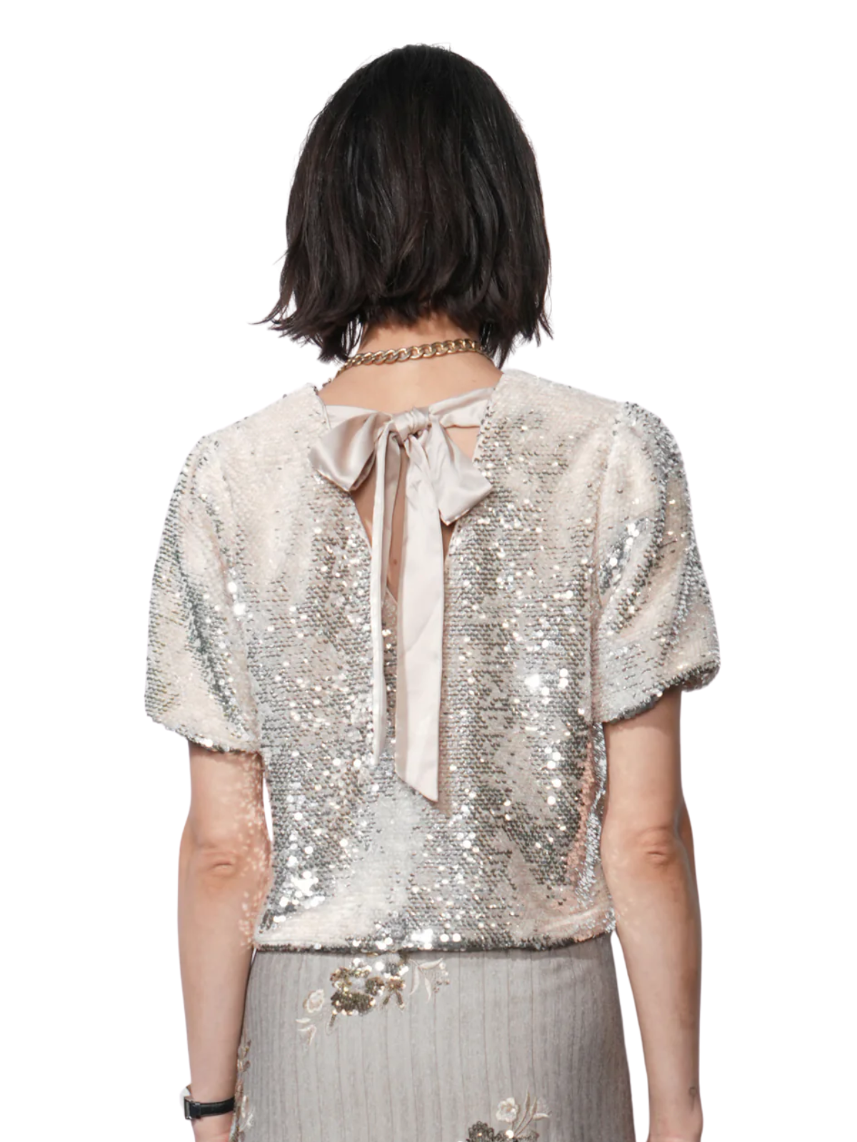 Grace Velvet Sequin Top