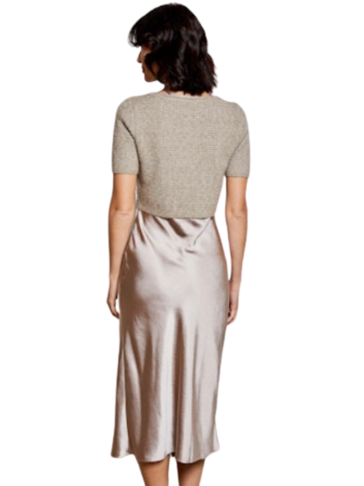 Slip Dress Sweater Combo