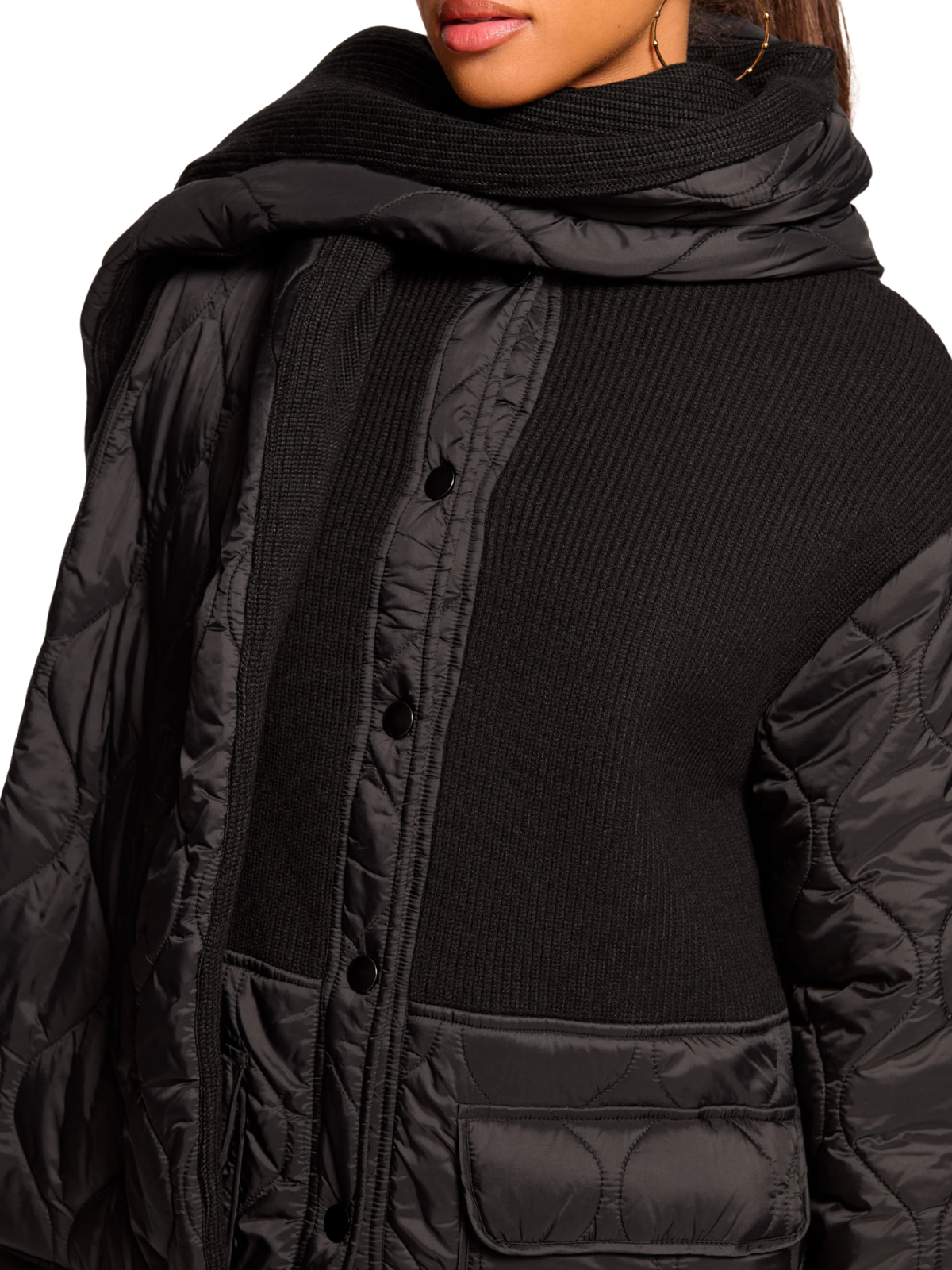 Melanie Puffer Combo Coat