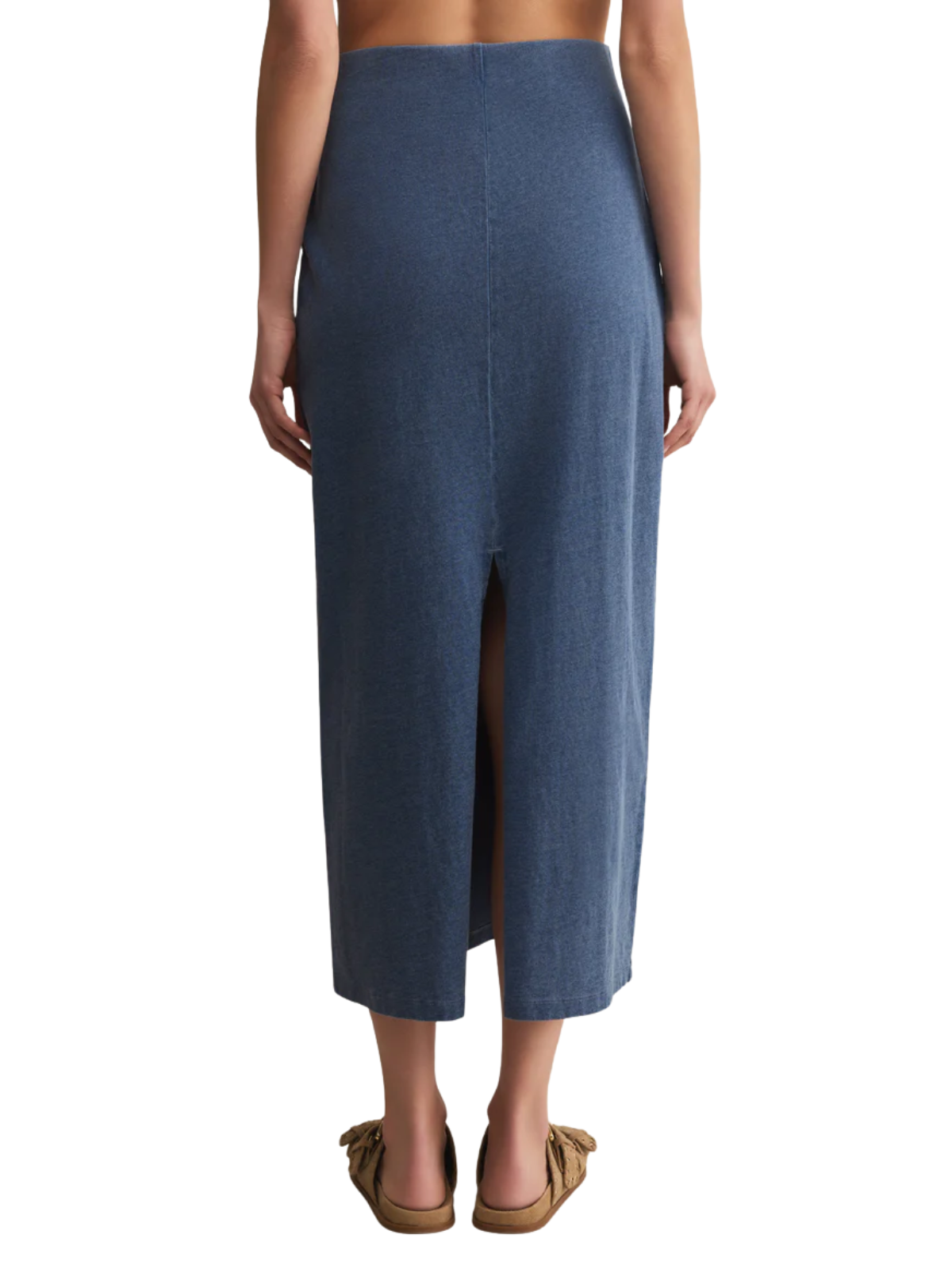 Gail Denim Jersey Skirt