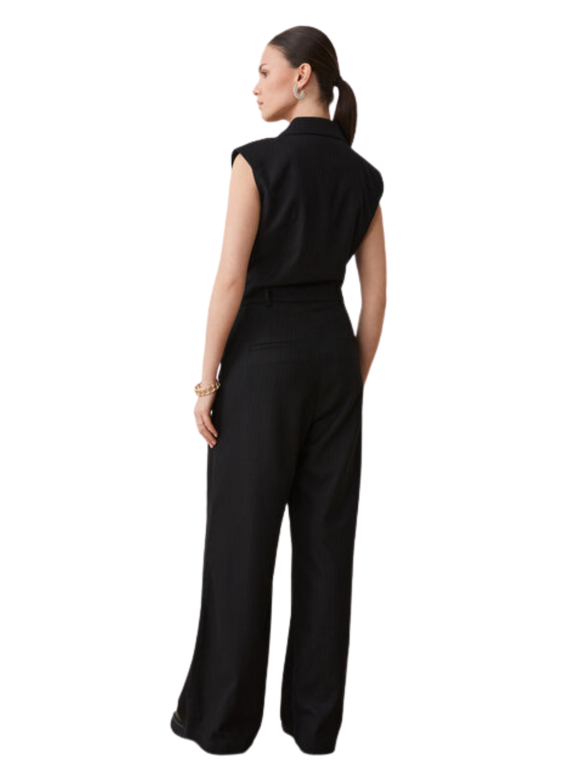 Twist Lurex Stripe Jumpsuit