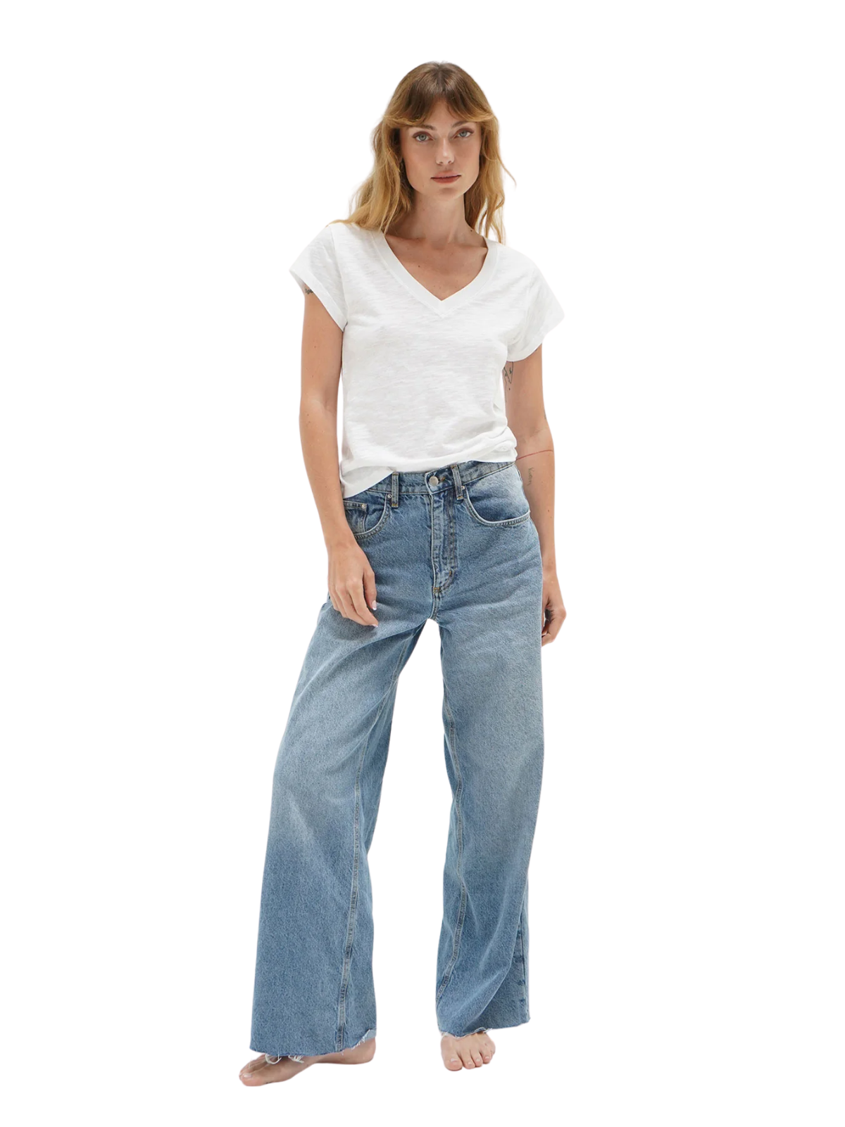 Deep V-Neck Tee