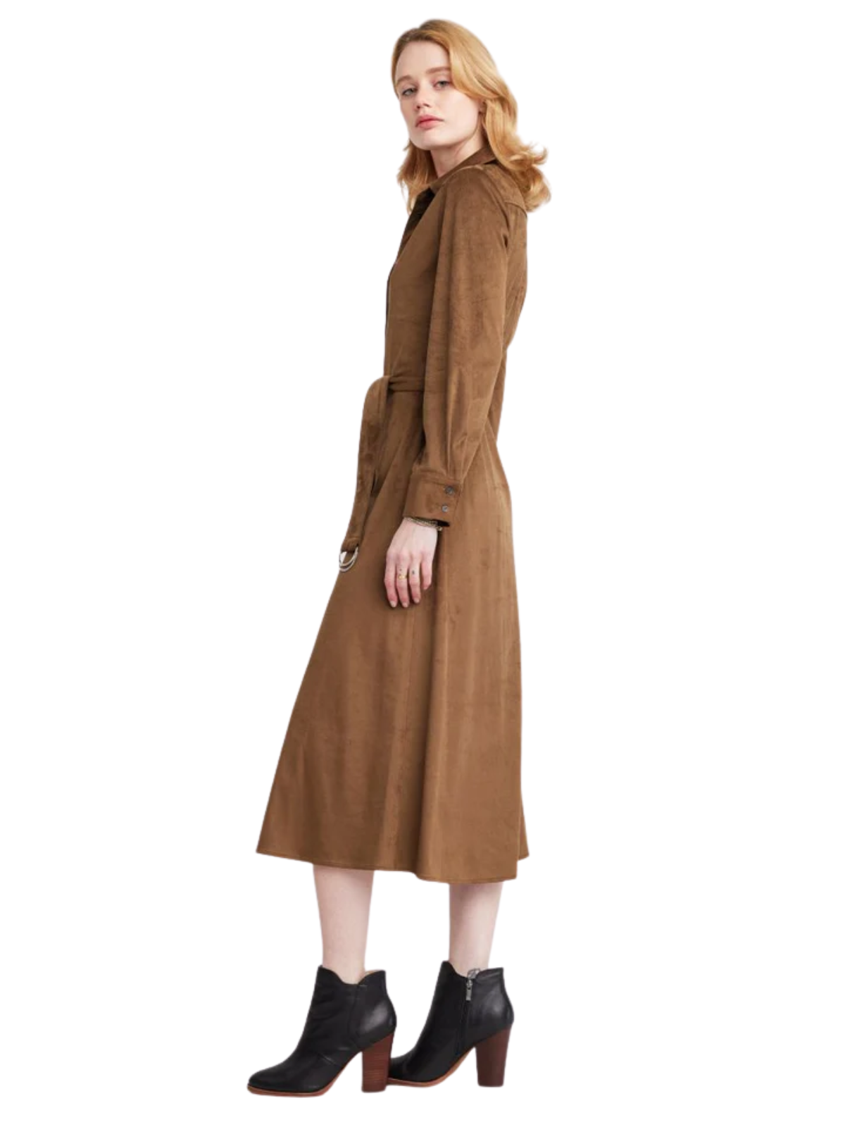 Jaime Sueded Shirt Dress