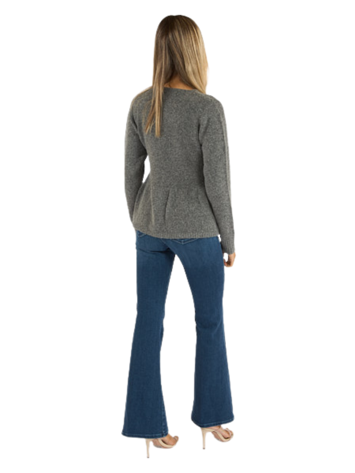 Davie Peplum Cardigan