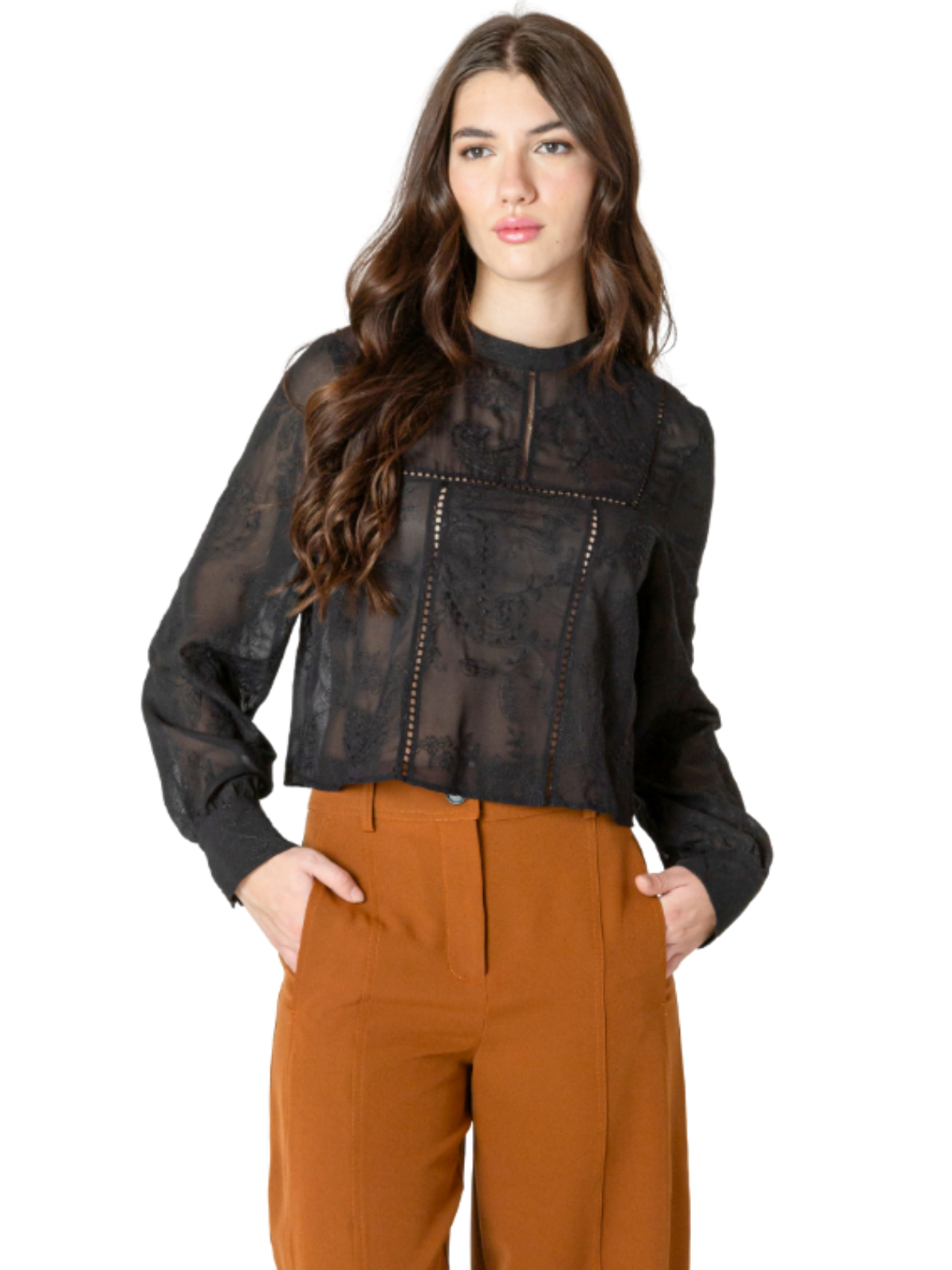 Lace Insert Top